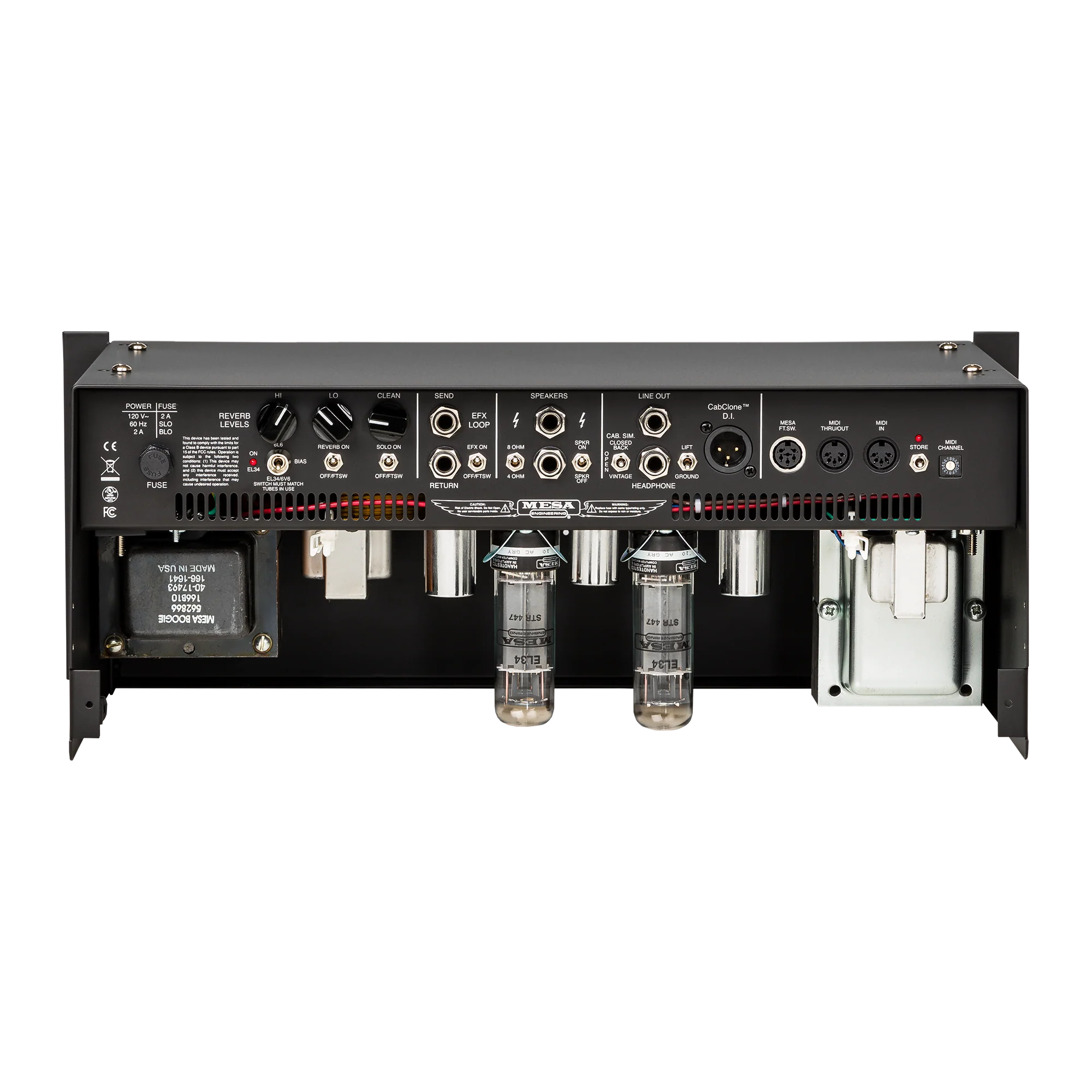 Mesa/Boogie Triple Crown 50 Rackmount, Black