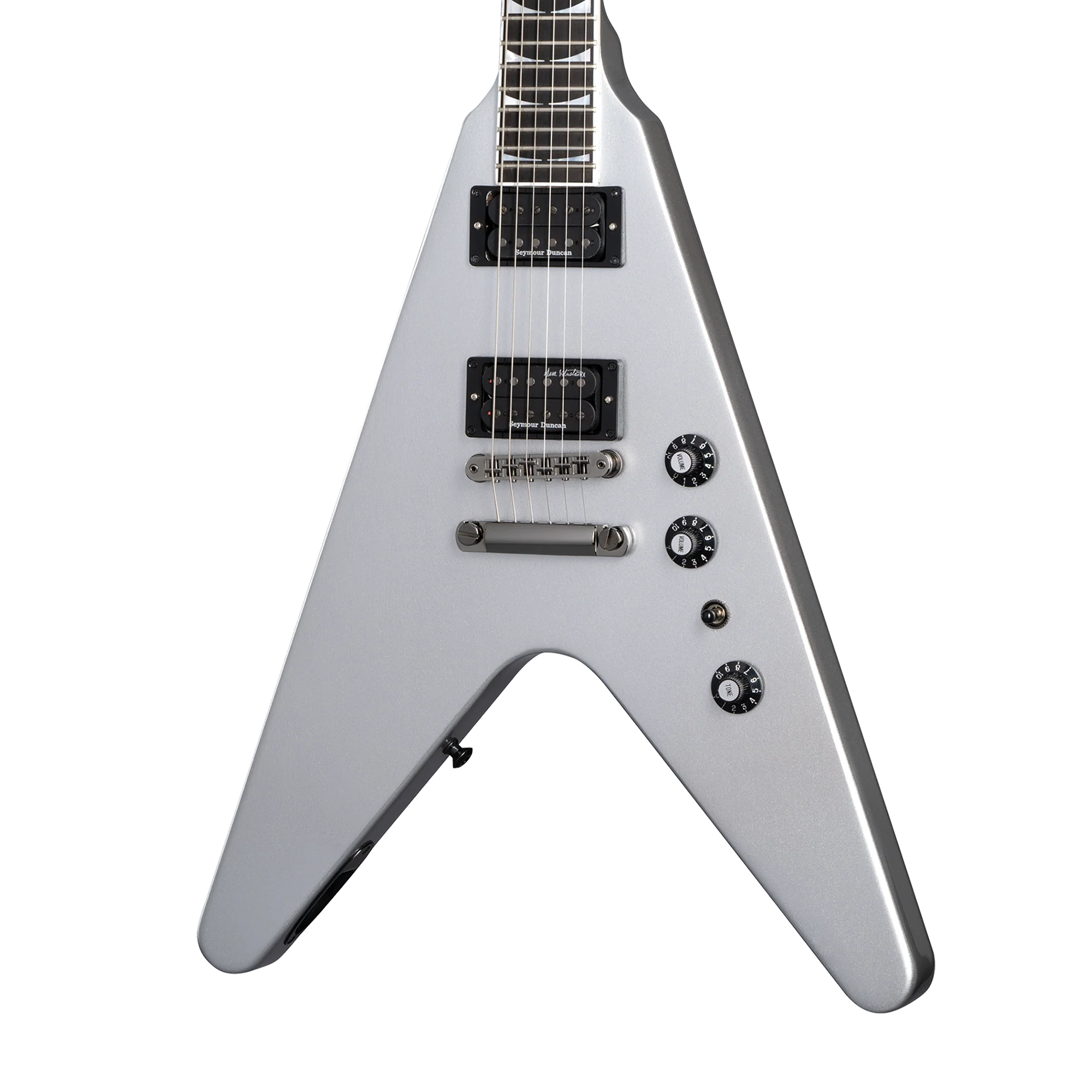 Gibson Dave Mustaine Flying V EXP, Silver Metallic