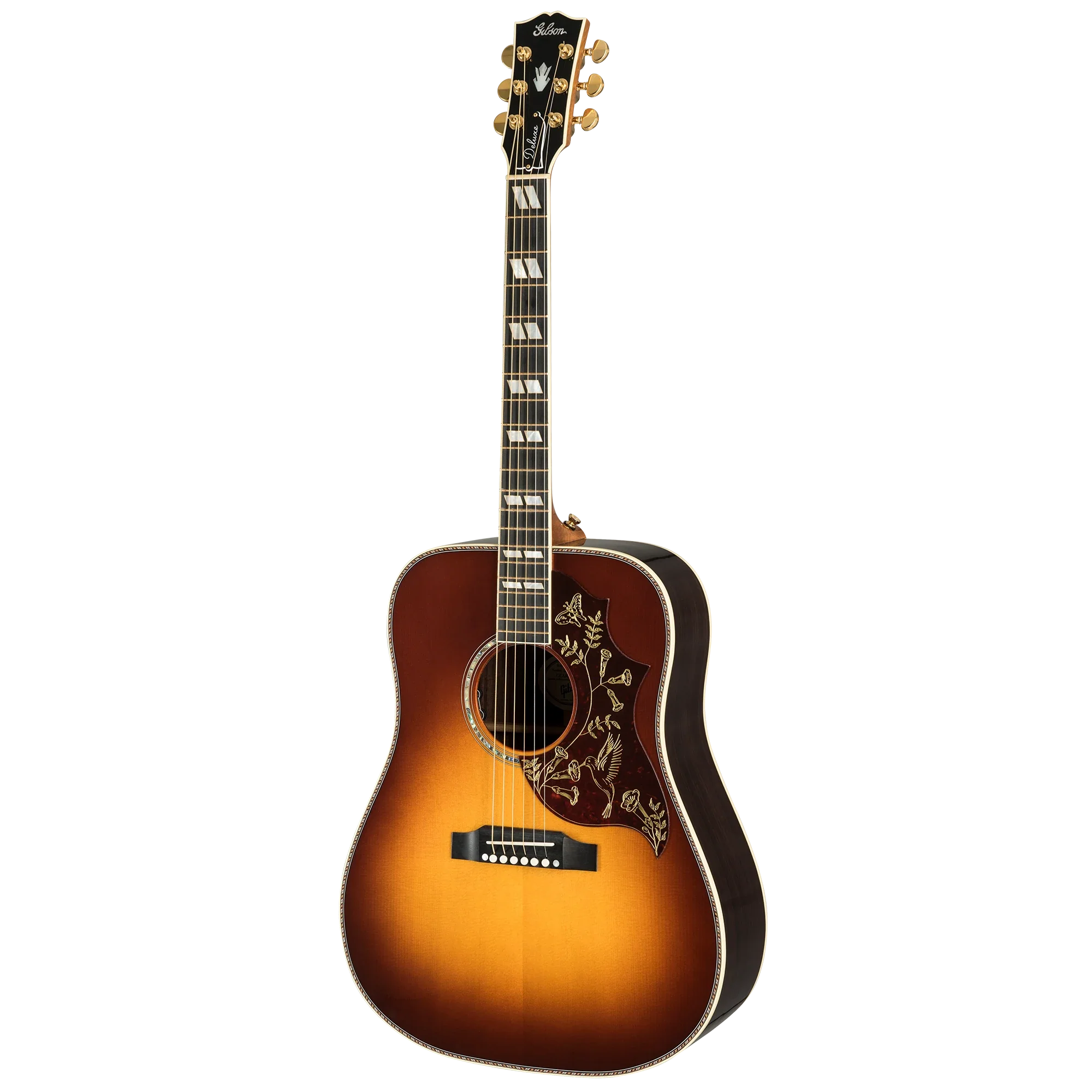 Gibson Custom Hummingbird Deluxe Rosewood, Rosewood Burst