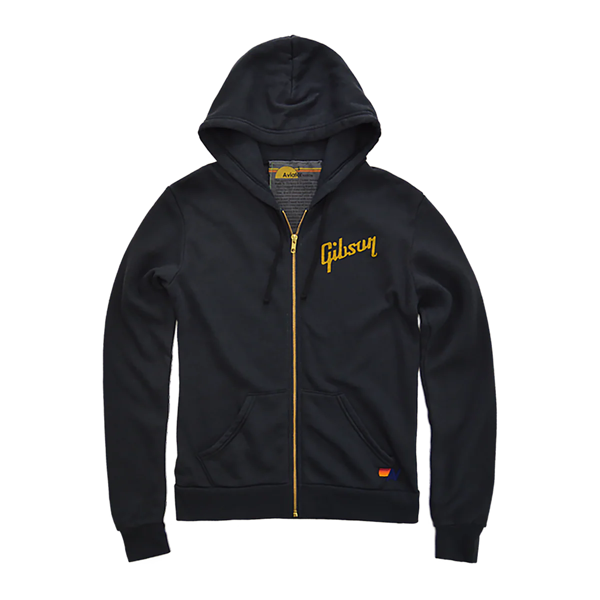 Aviator Nation x Gibson Hummingbird Zip Hoodie, X-Small