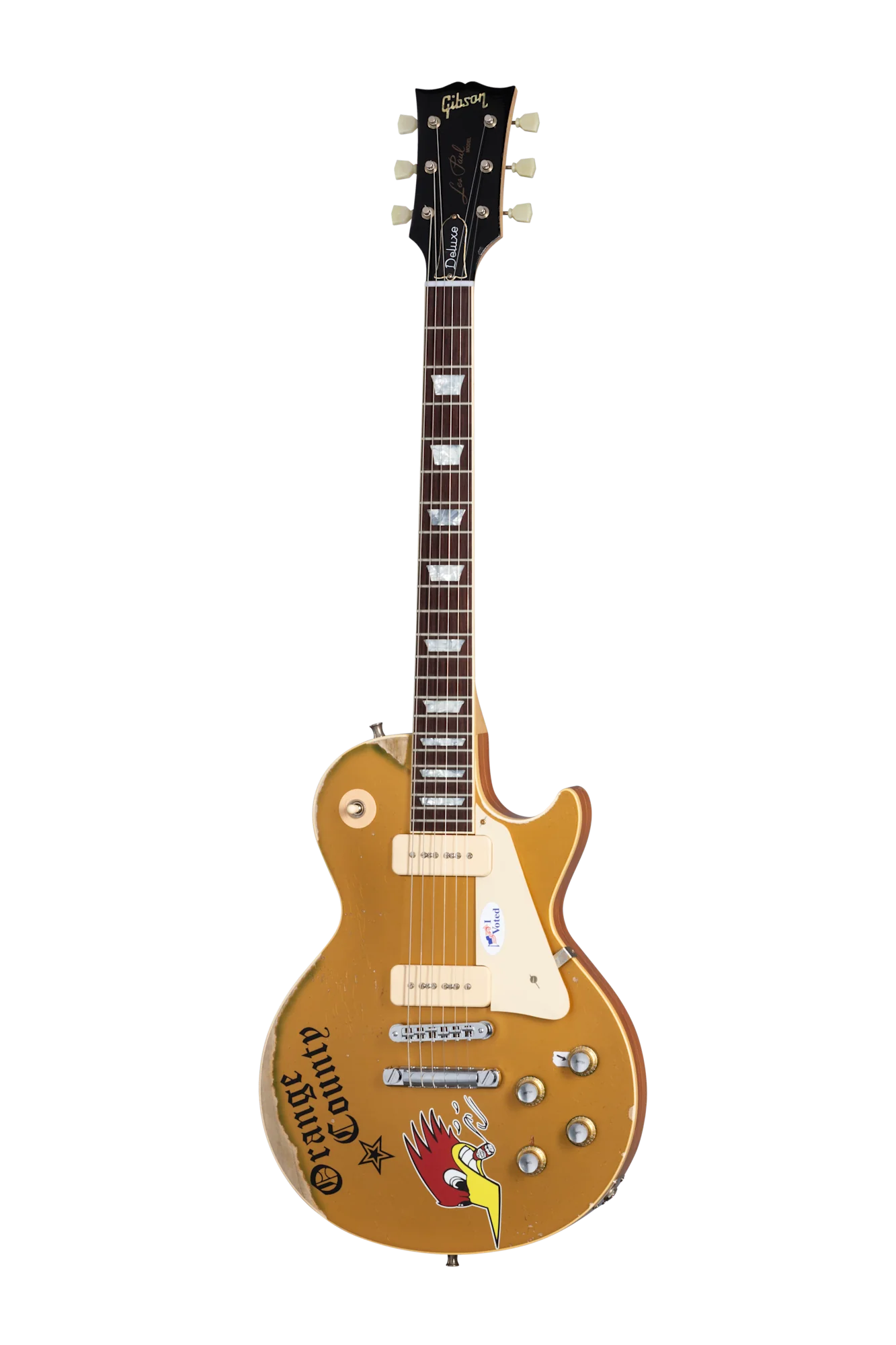 Gibson Custom Mike Ness 1976 Les Paul Deluxe (Aged), Gold