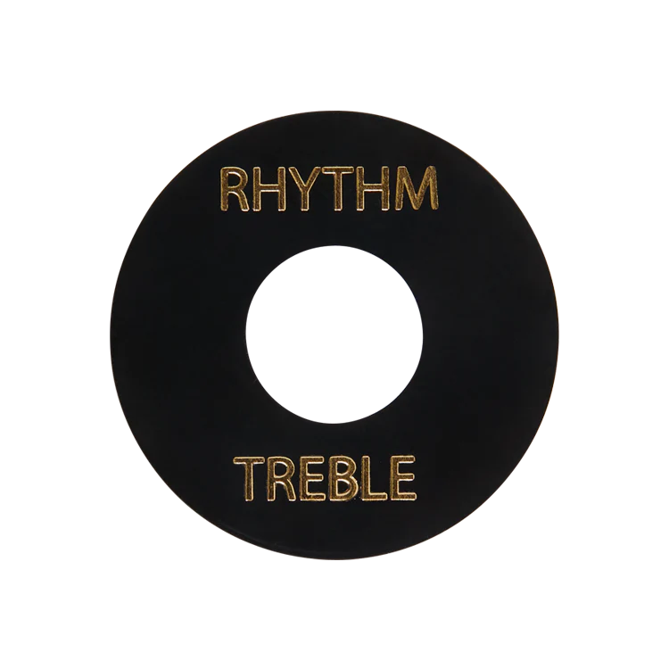 Gibson Toggle Switch Washer, Black with Gold