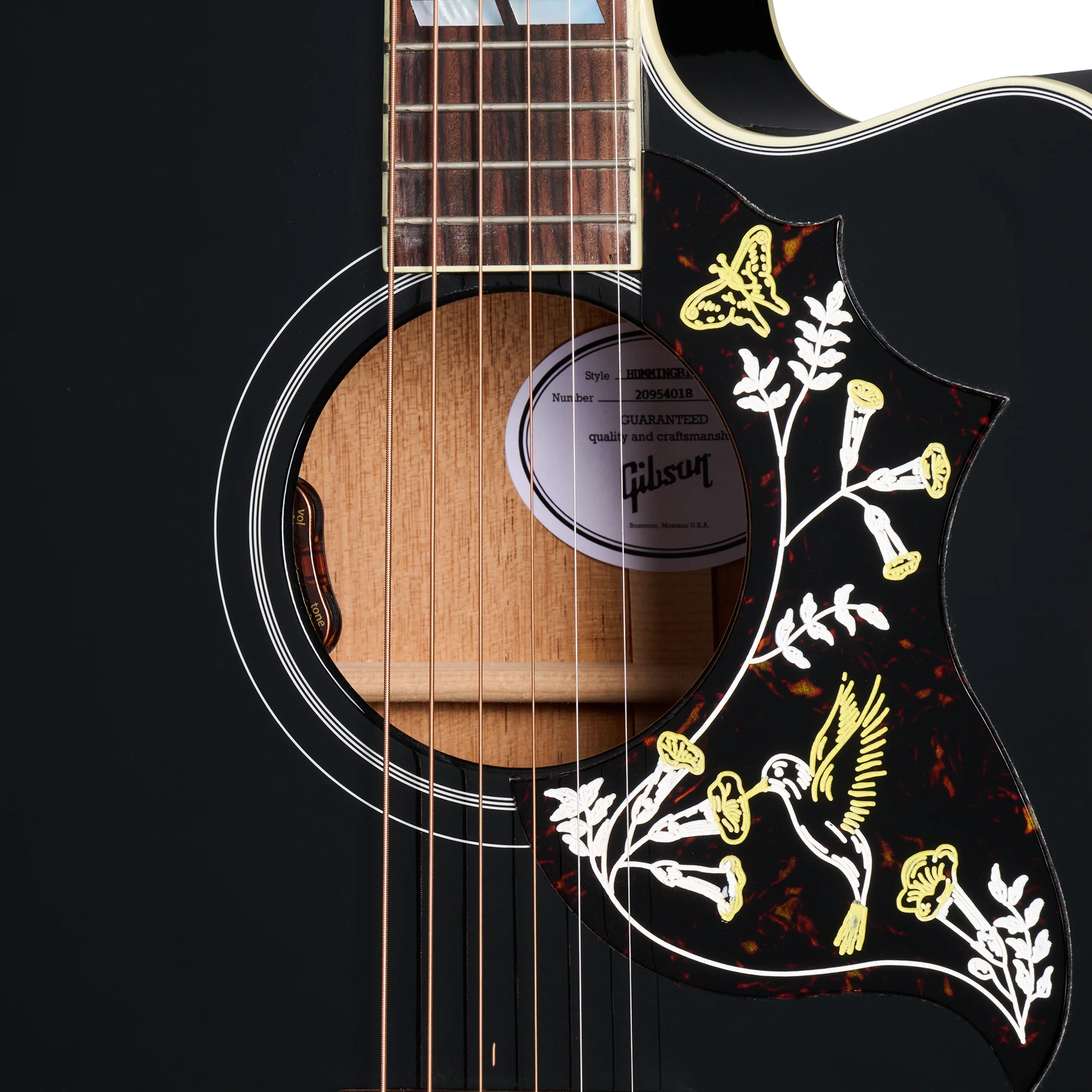Gibson Hummingbird Standard EC, Ebony, Exclusive