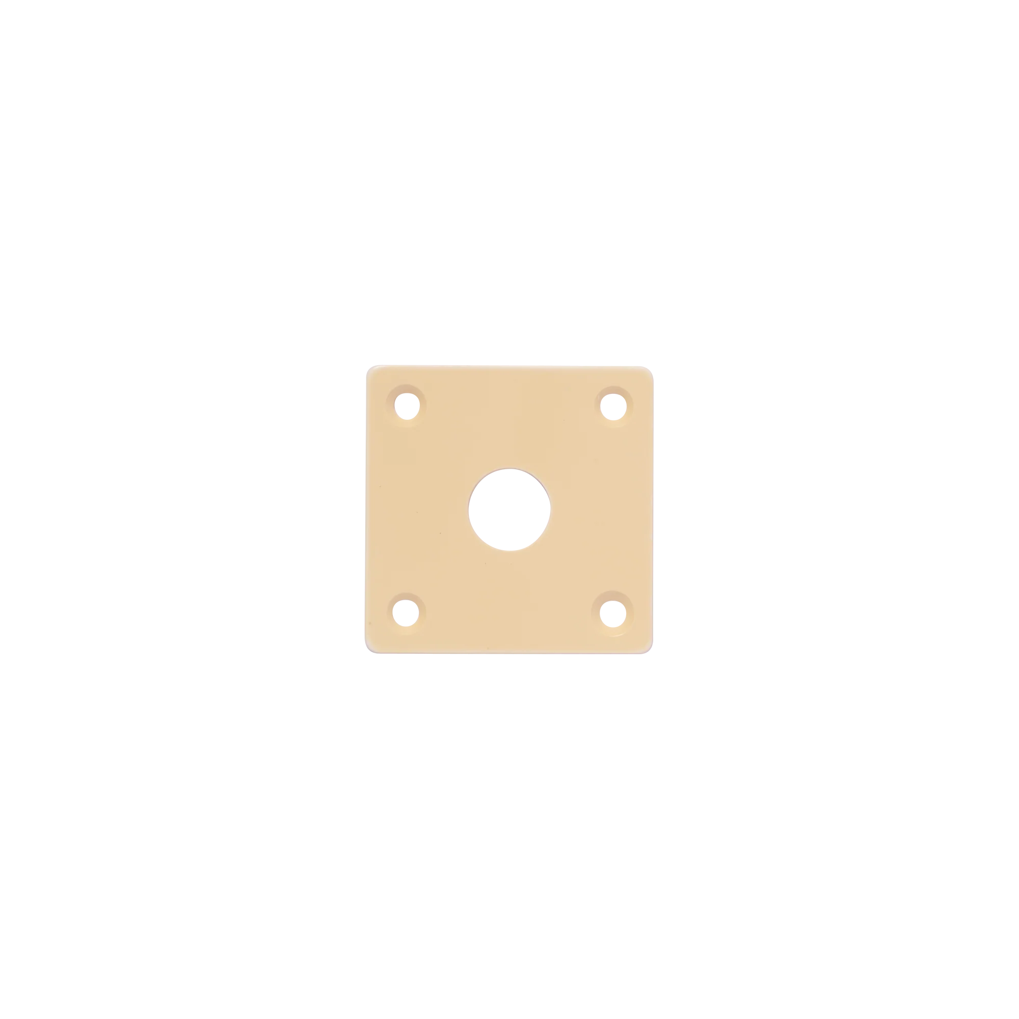 Gibson Historic Reissue Plastic Jack Plate, Cream, Exclusive