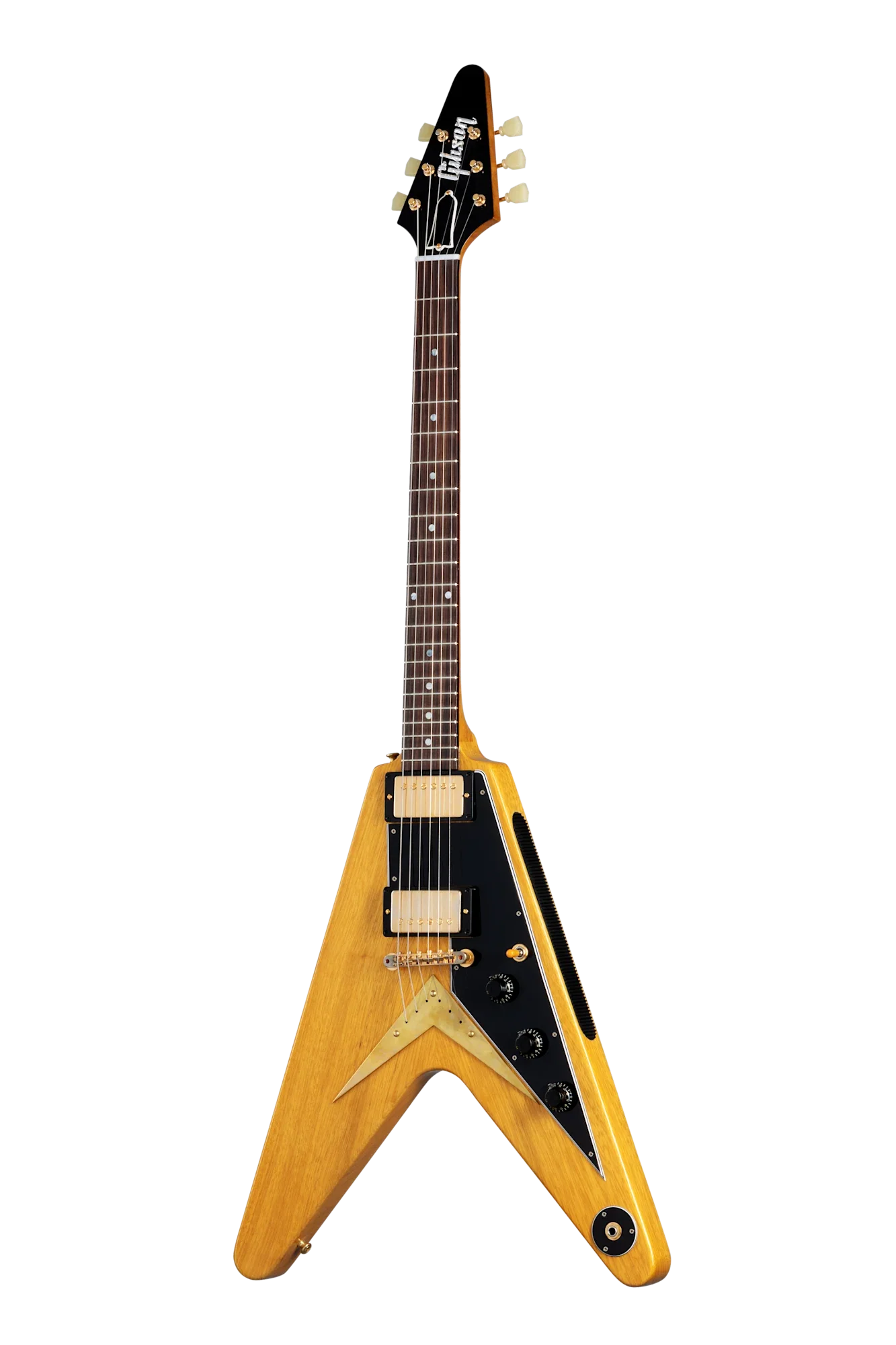 Gibson Custom 1958 Korina Flying V Reissue, VOS, Natural