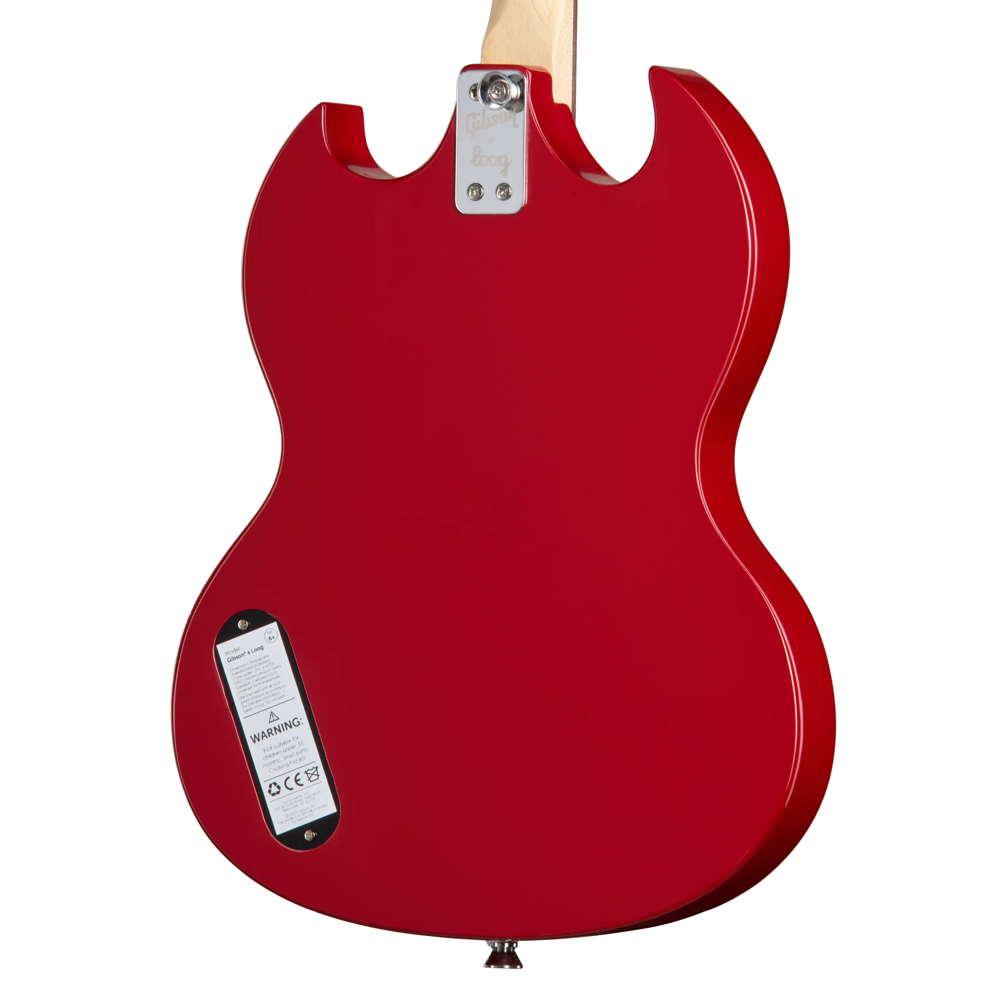 Gibson x Loog 3-String SG, Cardinal Red