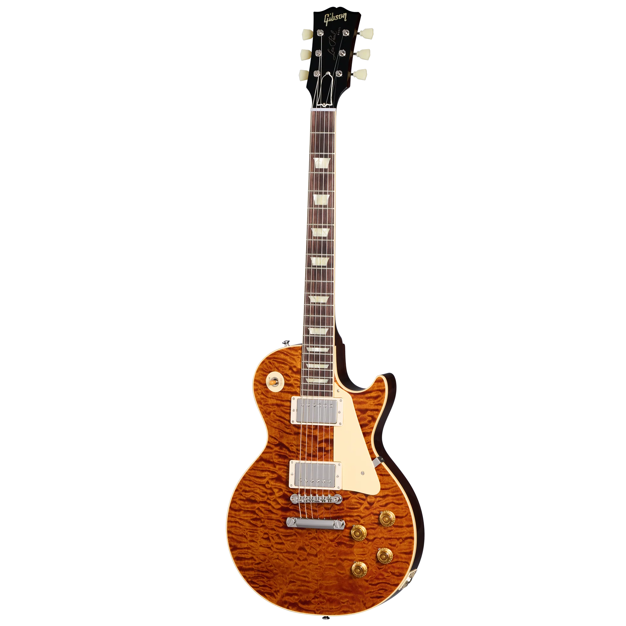 Gibson Custom 1959 Les Paul Standard 2-Piece 5A Quilt Maple Top, Double Whiskey Fade