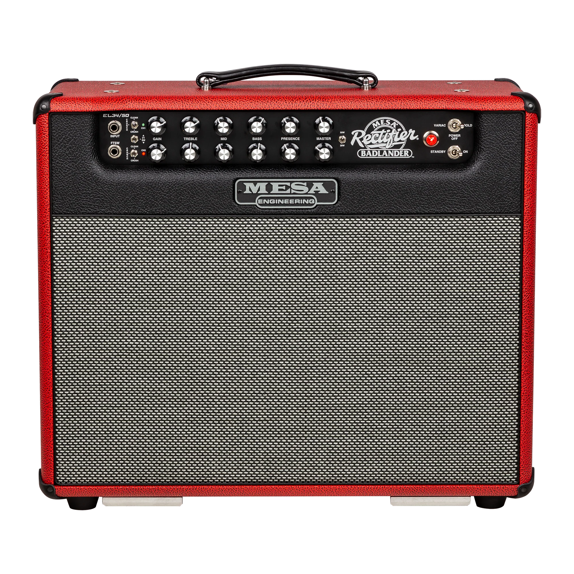 Mesa/Boogie Custom Configured Badlander 50 1x12 Combo, Two-Tone British Garnet Bronco