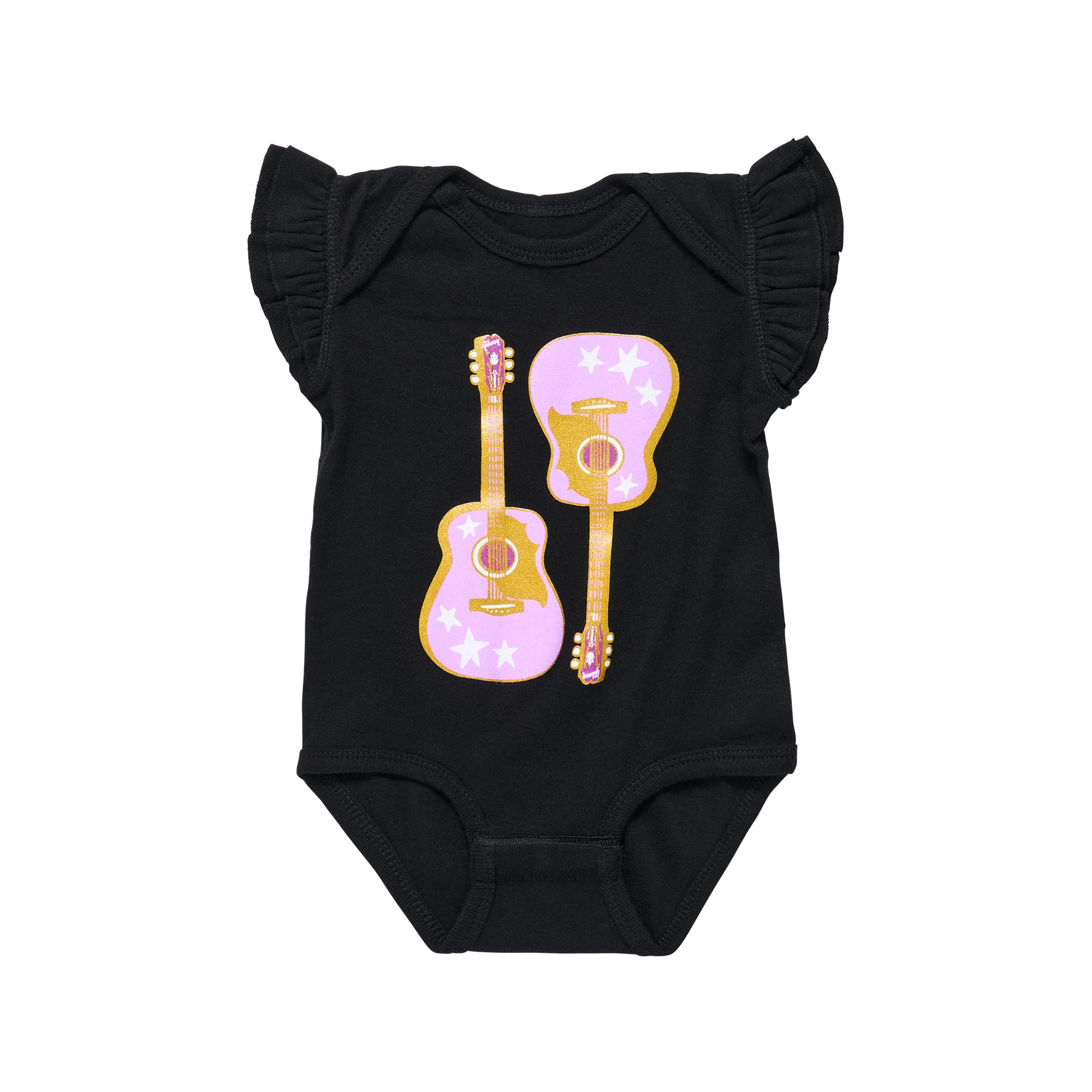 Gibson Pink Guitar Baby Onesie