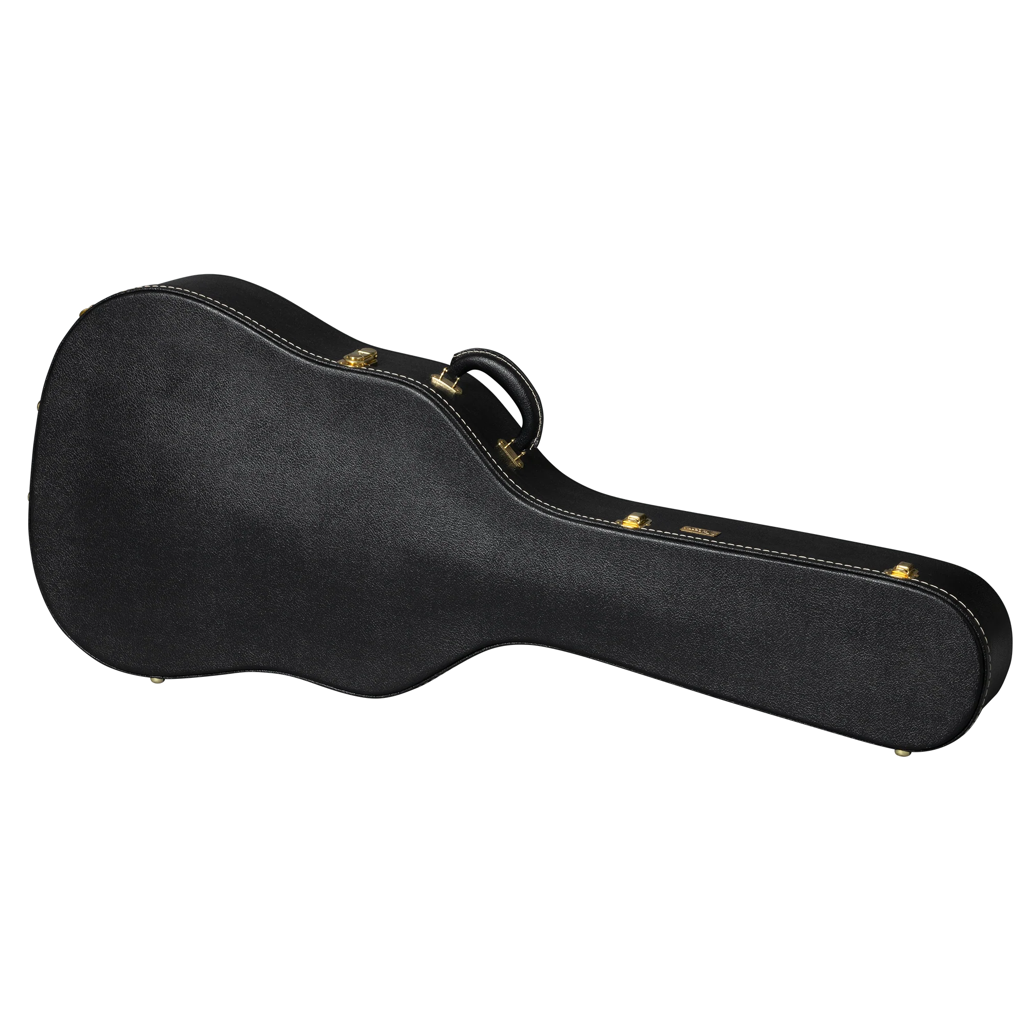 Lifton Historic Hardshell Case, Dreadnought, Black/Goldenrod