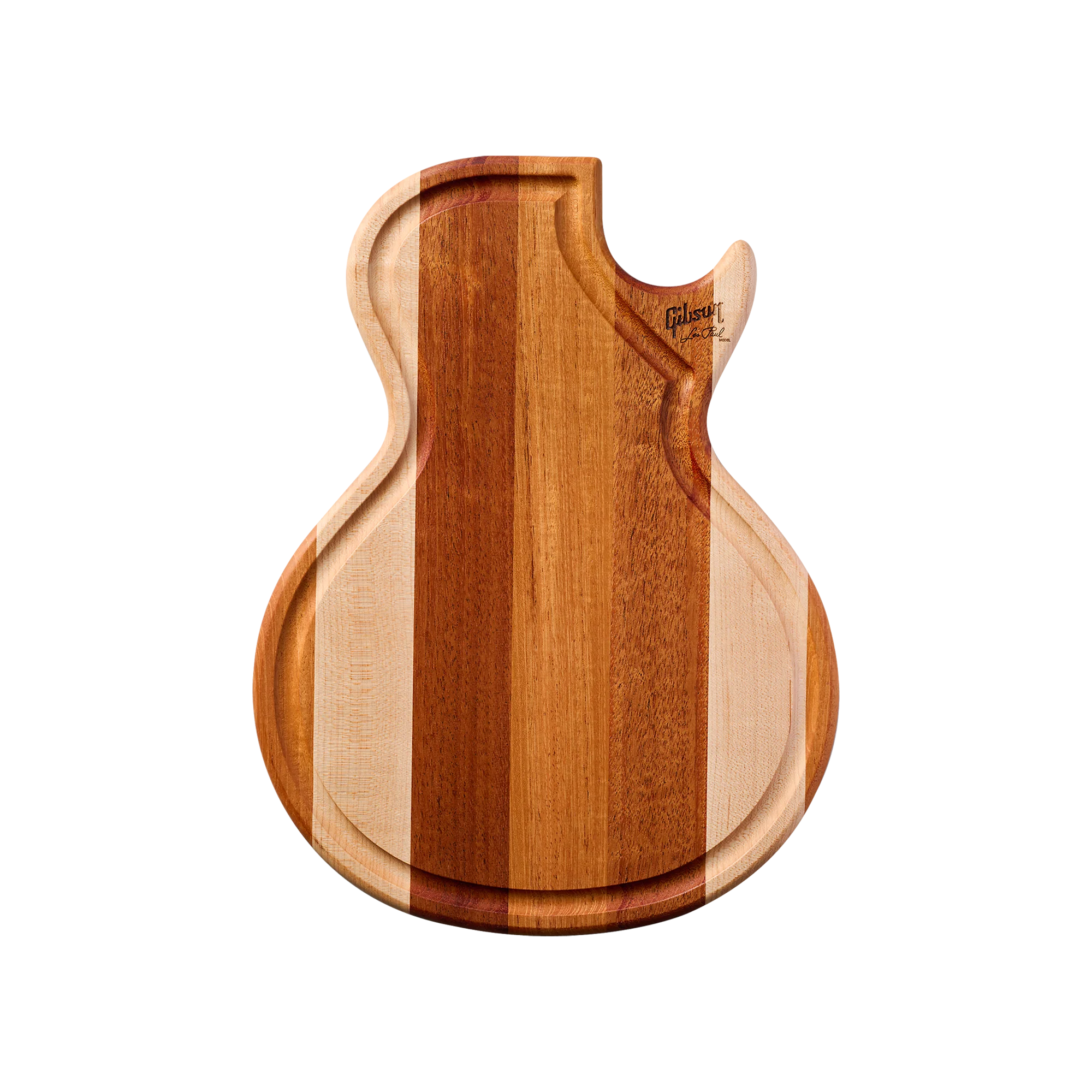 Gibson Multi-Wood Les Paul Cutting Board, Face Grain, Exclusive