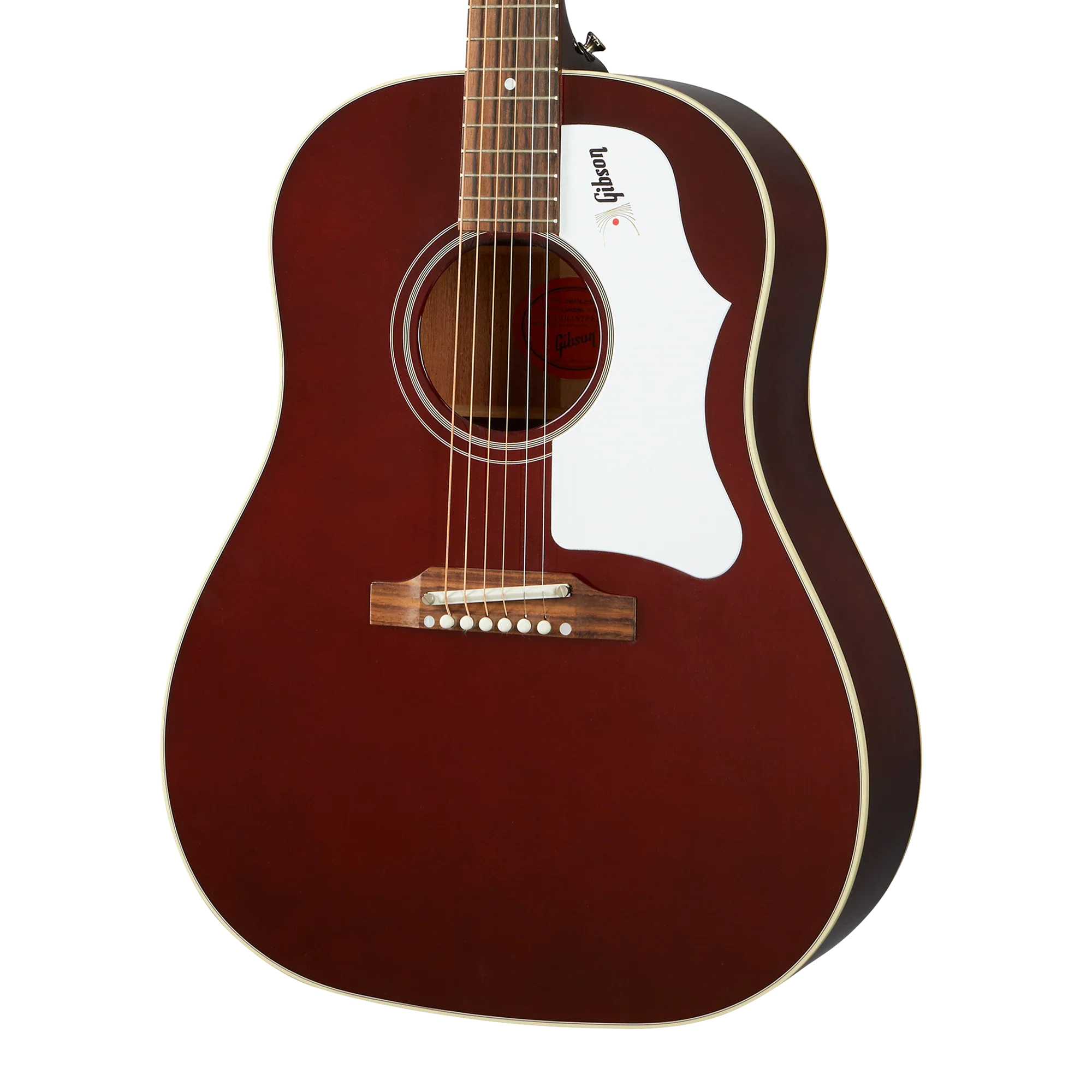 Gibson J-45 60s Original, Adj Saddle (No pickup), Wine Red