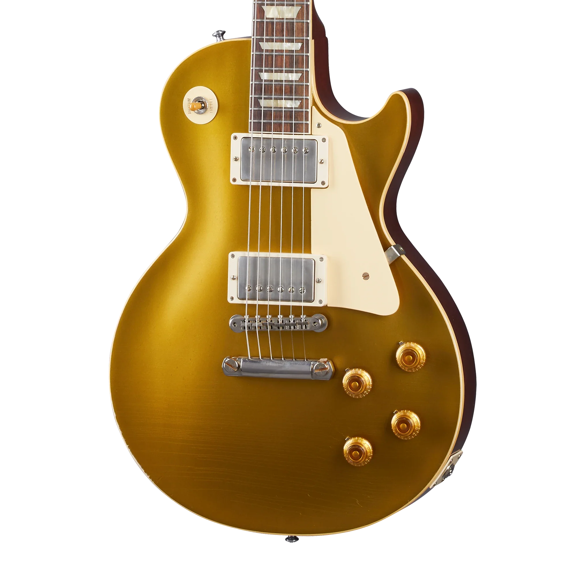 Gibson Custom 1957 Les Paul Goldtop Darkback Reissue, Light Aged, Double Gold with Dark Back