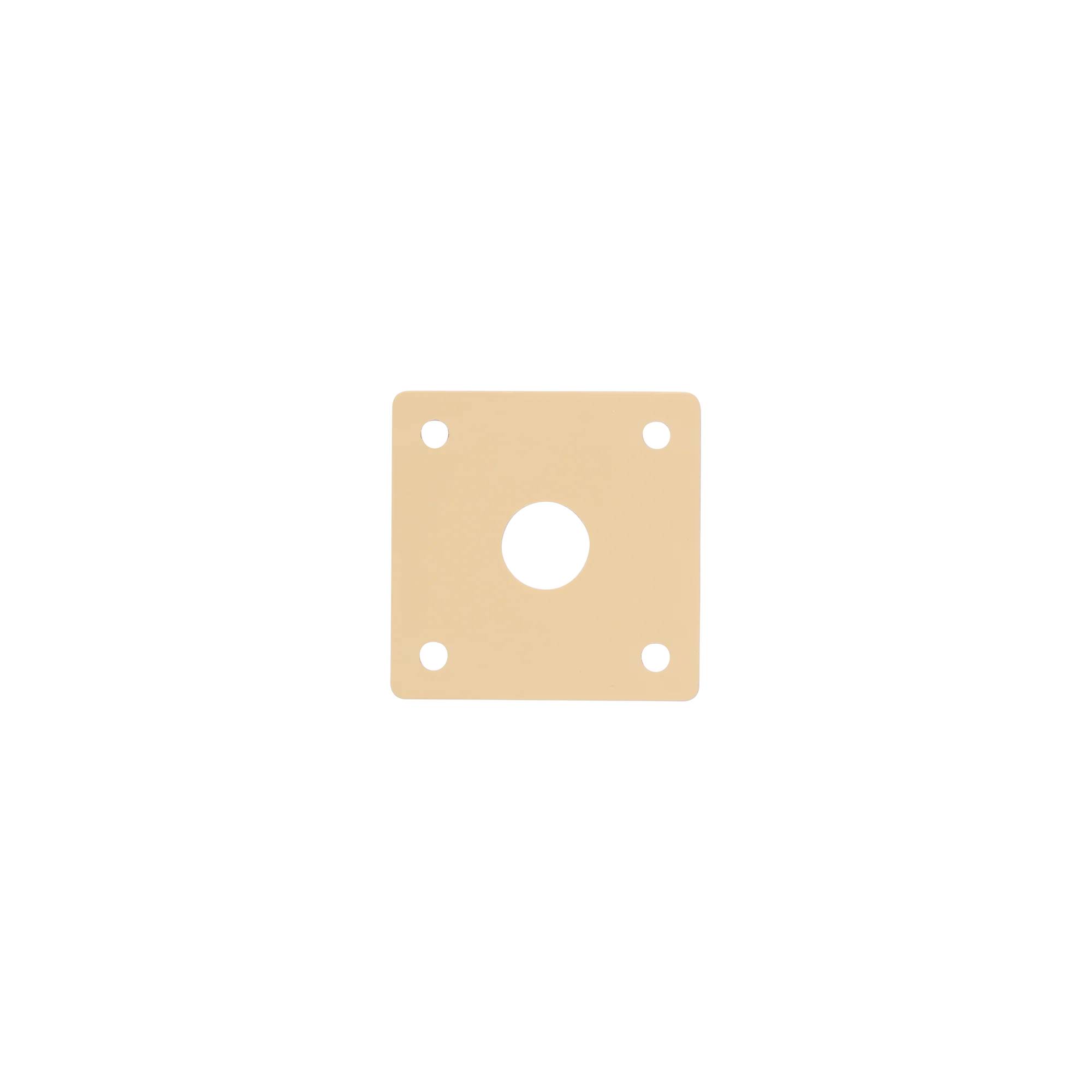 Gibson Historic Reissue Plastic Jack Plate, Cream, Exclusive