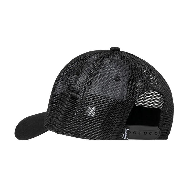 Gibson Black Trucker Snapback