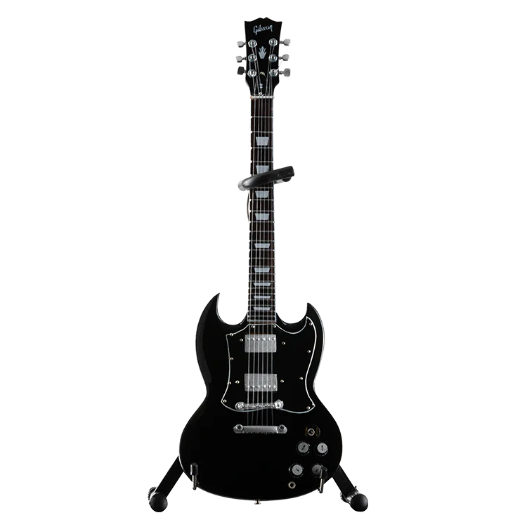 Gibson AXE HEAVEN SG Standard Ebony 1:4 Scale Mini Guitar Model