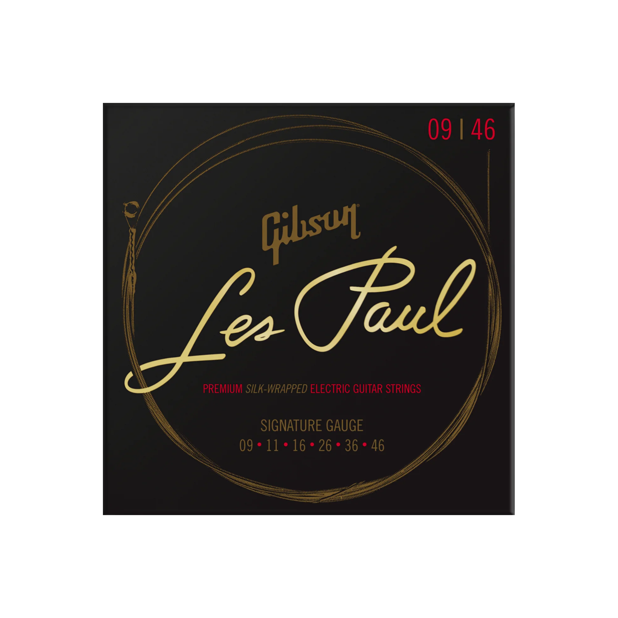 Gibson Les Paul Premium Electric Guitar Strings, Signature Gauge