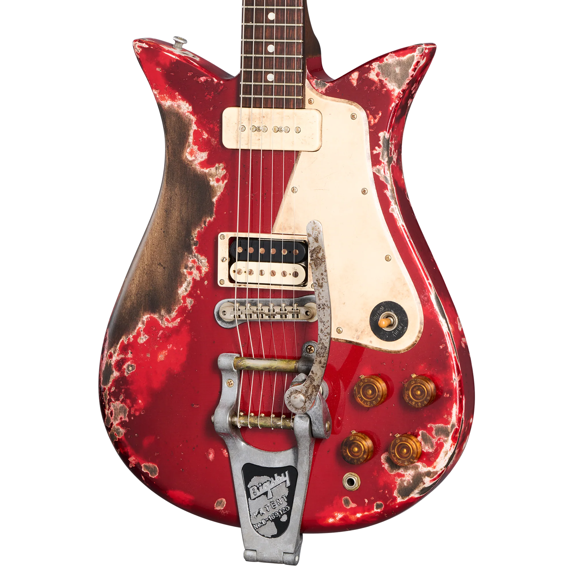 Gibson Custom Leo Scala Theodore Retroliner – Bleeding Red, Bleeding Red, Bleeding-Red
