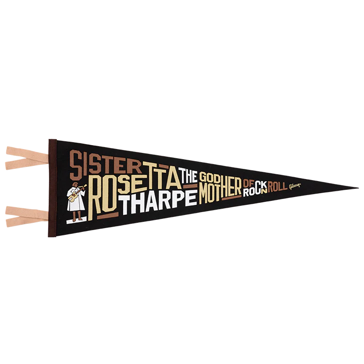 Gibson Sister Rosetta Tharpe The Godmother of Rock N Roll Oxford Pennant, Exclusive
