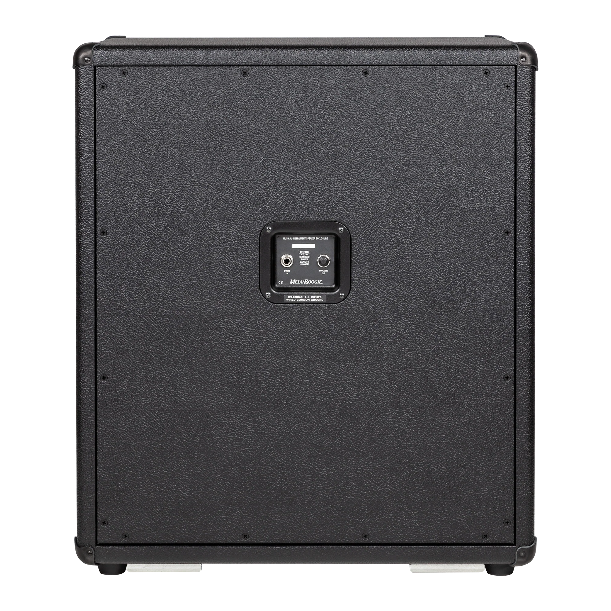 Mesa/Boogie 2x12 Rectifier Diagonal Cabinet, Black Bronco Vinyl with Black Jute Grille & Black Piping