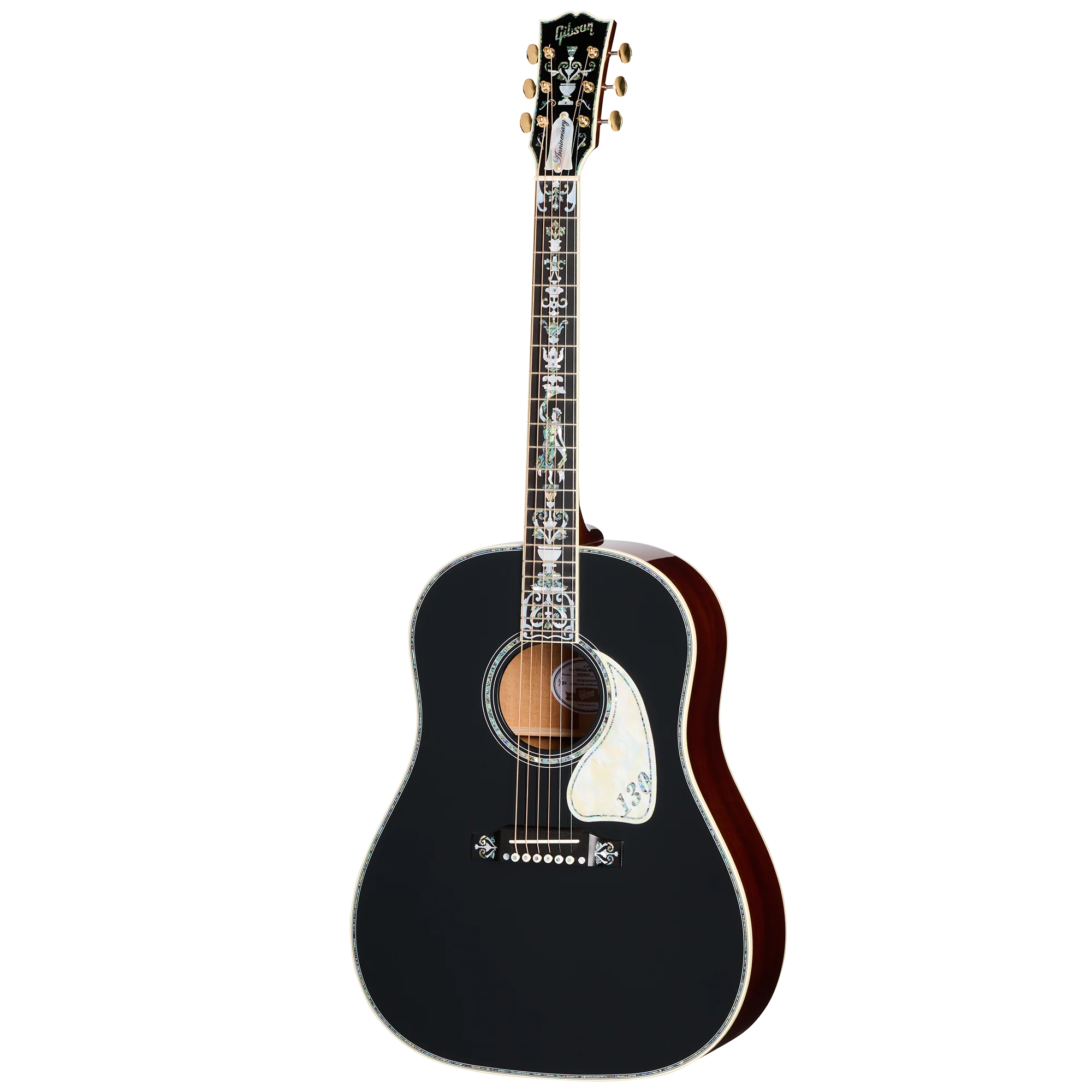 Gibson Custom J-45 Orville Artisan 130th Anniversary Limited Edition, Ebony, Exclusive