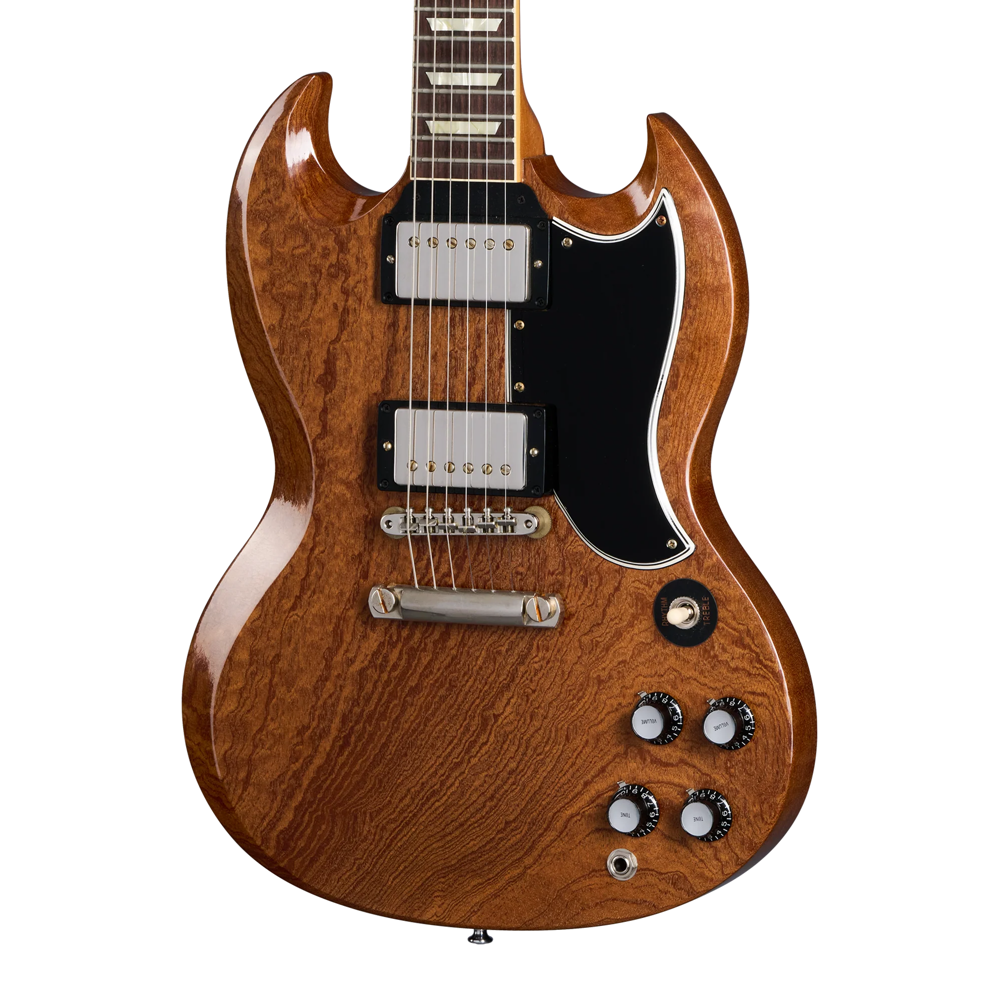 Gibson Custom 1961 Les Paul SG Standard Quilt Sapele, Ultra Light Aged, Natural, Exclusive