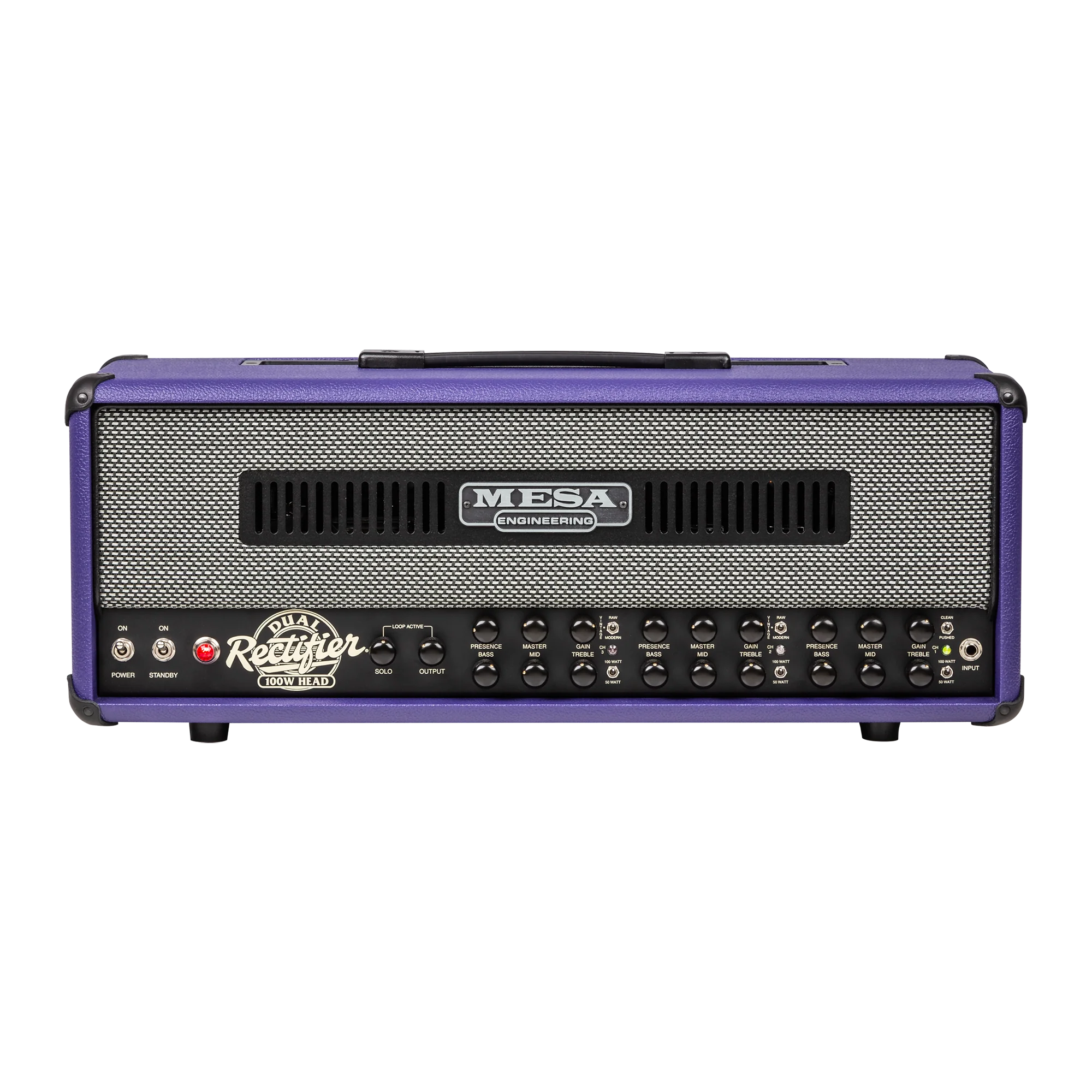 Mesa/Boogie Custom Configured Dual Rectifier Head, Purple Bronco