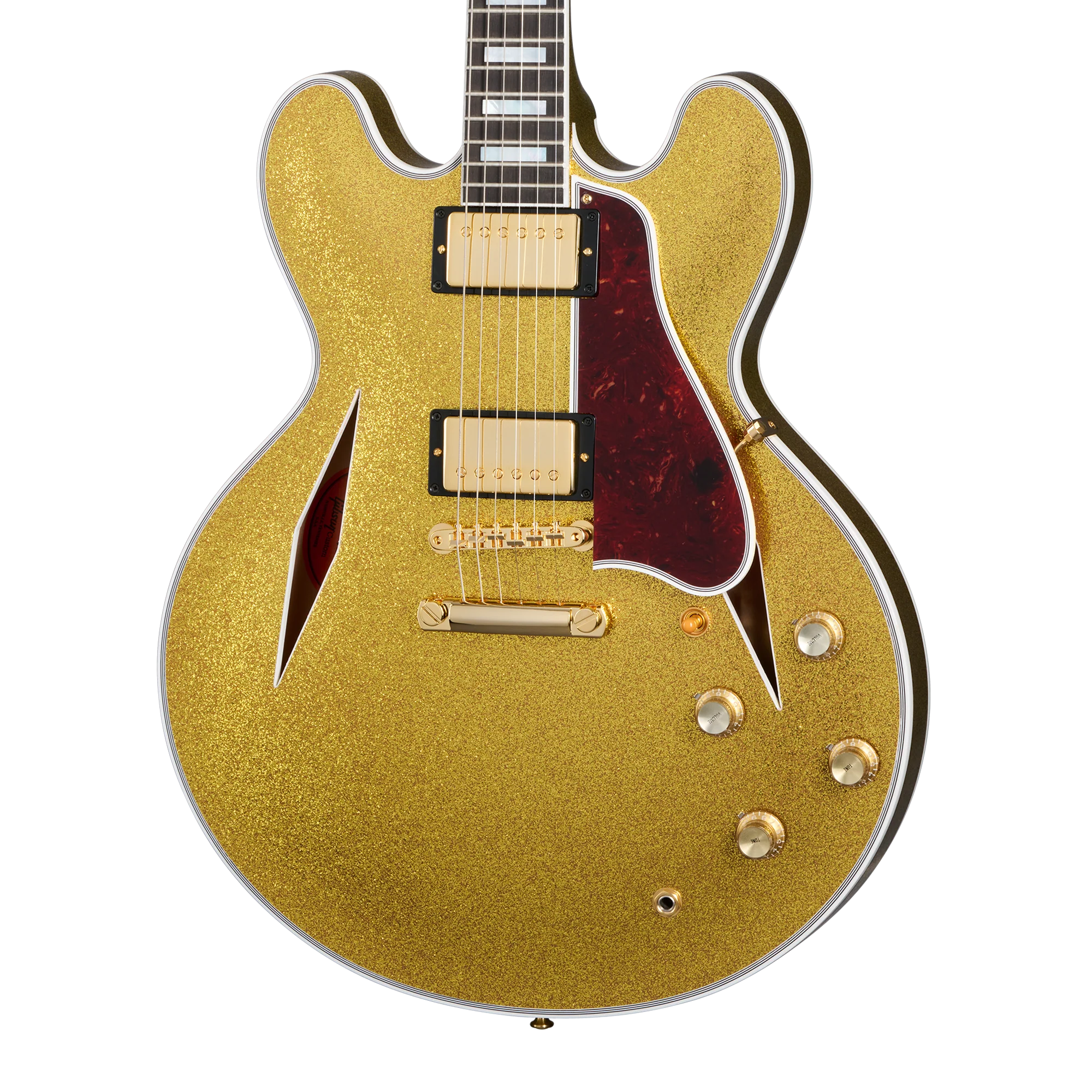 Gibson Custom 1959 ES-355 Reissue with Diamond F-Holes, Gloss, Gold Sparkle