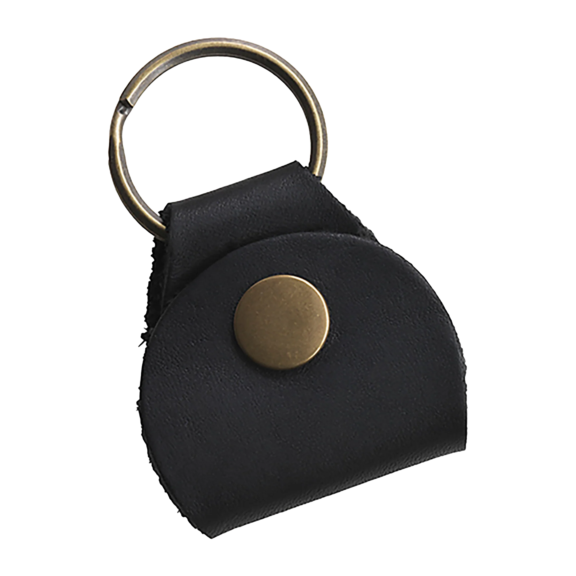 Gibson Premium Leather Pickholder Keychain, Black