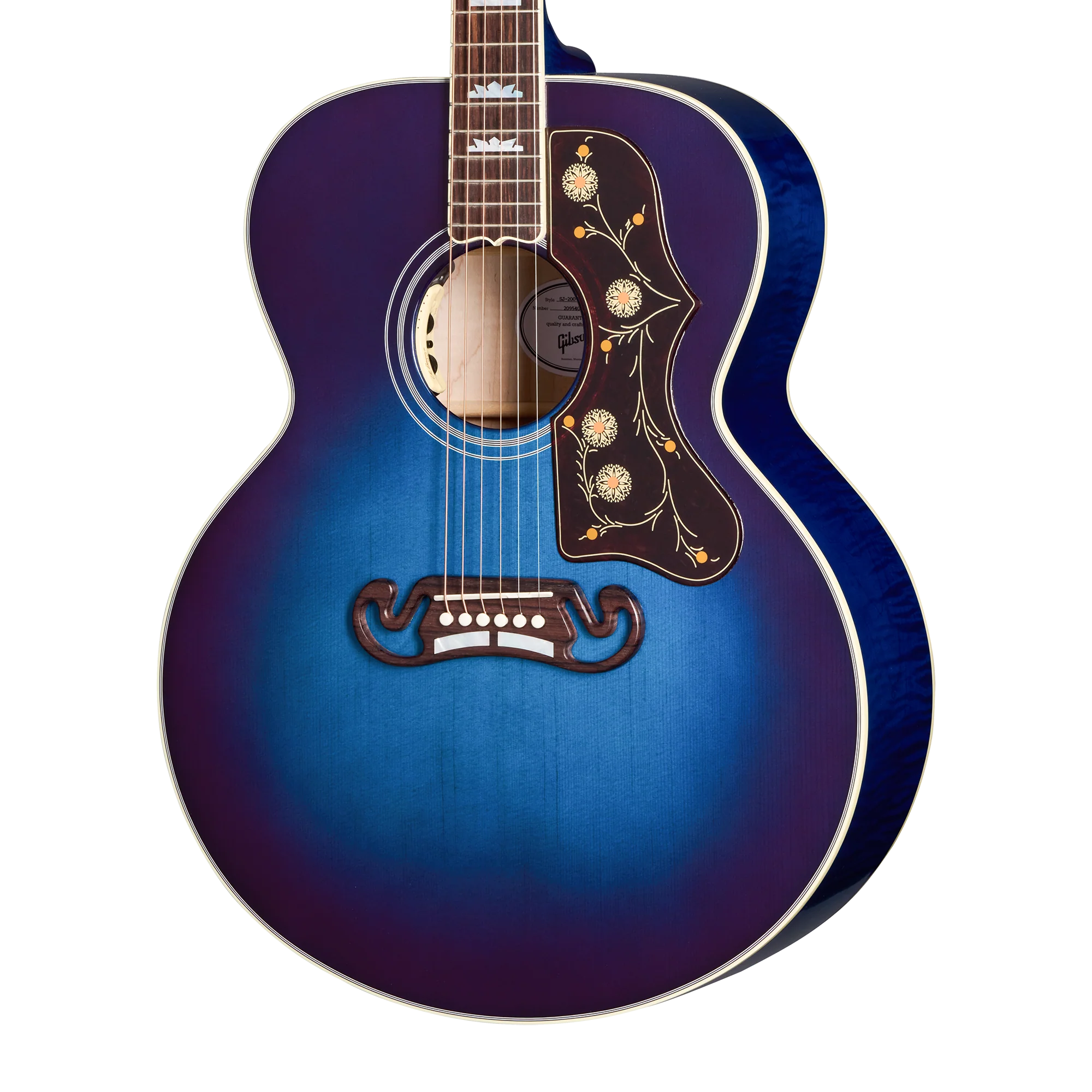 Gibson SJ-200 Standard, Blueberry Burst, Exclusive