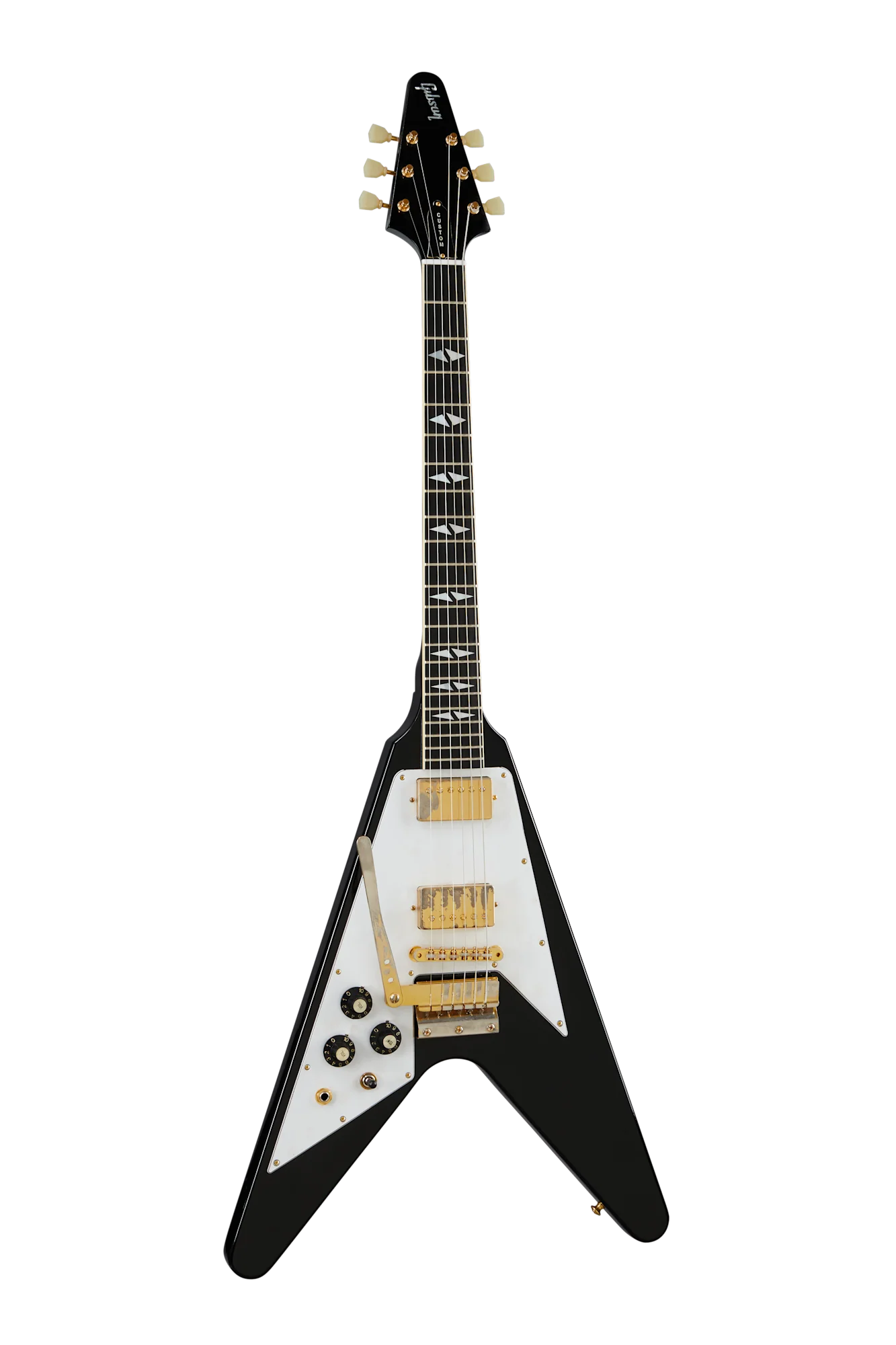 Gibson Custom Jimi Hendrix™ 1969 Flying V, Left-Handed, Aged Ebony