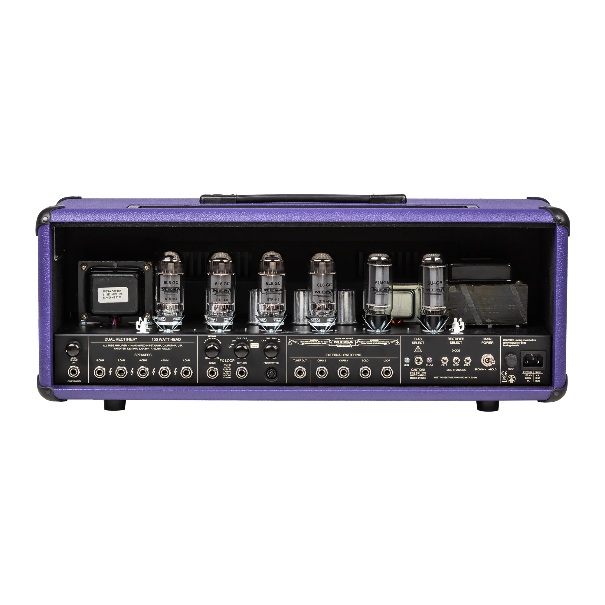 Mesa/Boogie Custom Configured Dual Rectifier Head, Purple Bronco