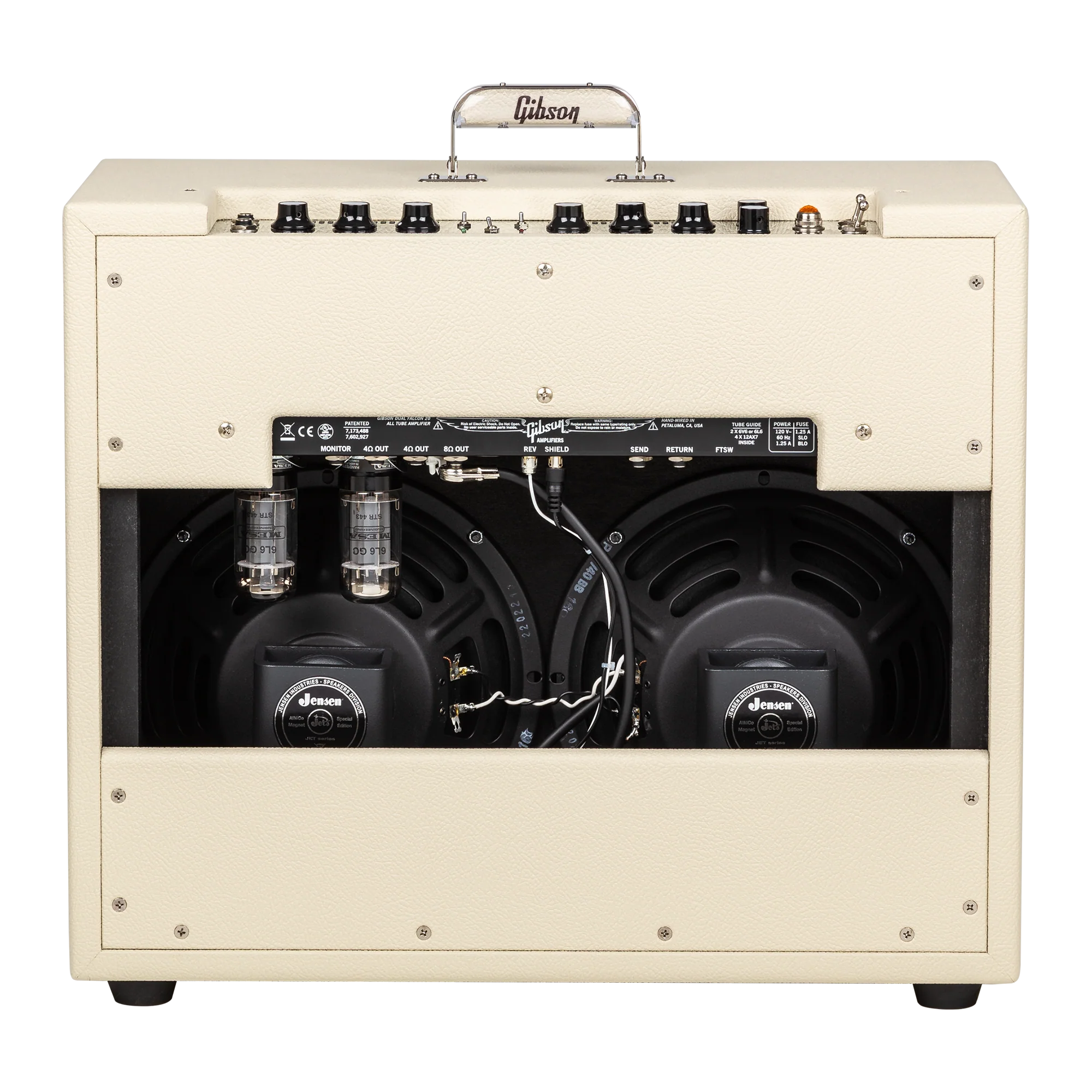 Gibson Dual Falcon 20 2x10 Combo, EU, Cream Bronco Vinyl with Oxblood Grille