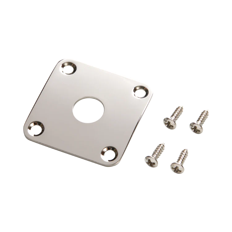 Gibson Metal Jack Plate, Nickel