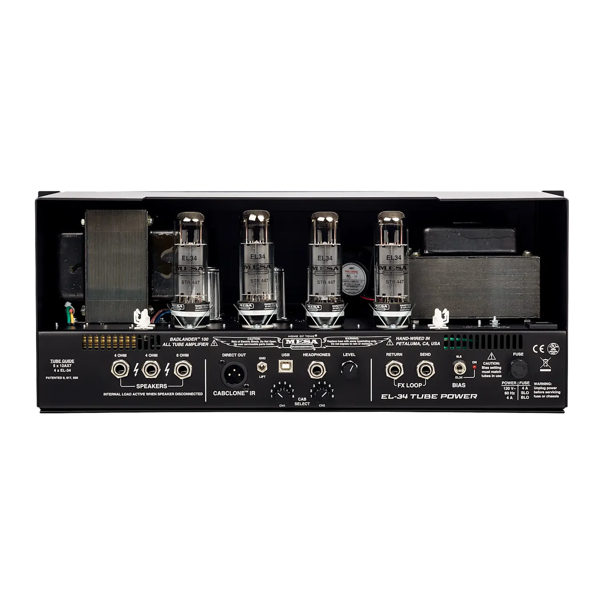 Mesa/Boogie Badlander 100 Rackmount Head, Black