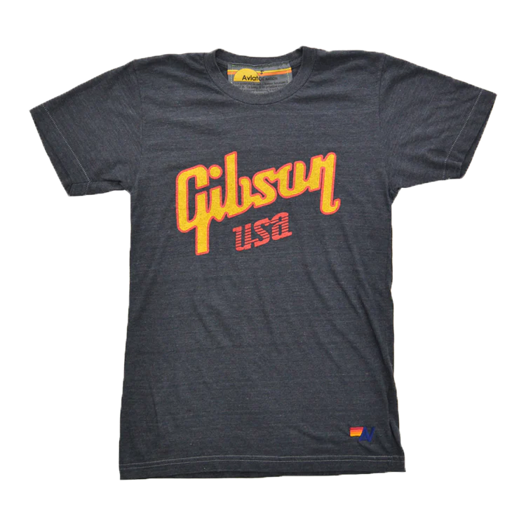 Aviator Nation x Gibson USA Crew Tee