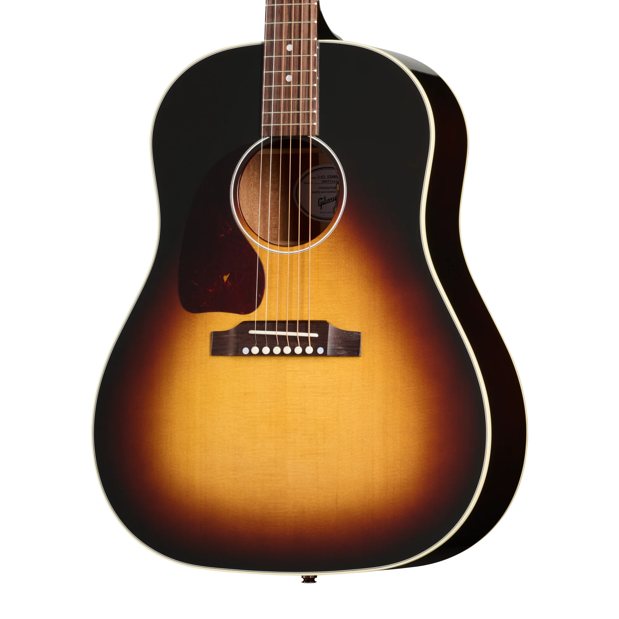 Gibson J-45 Standard, Left-Handed, Vintage Sunburst