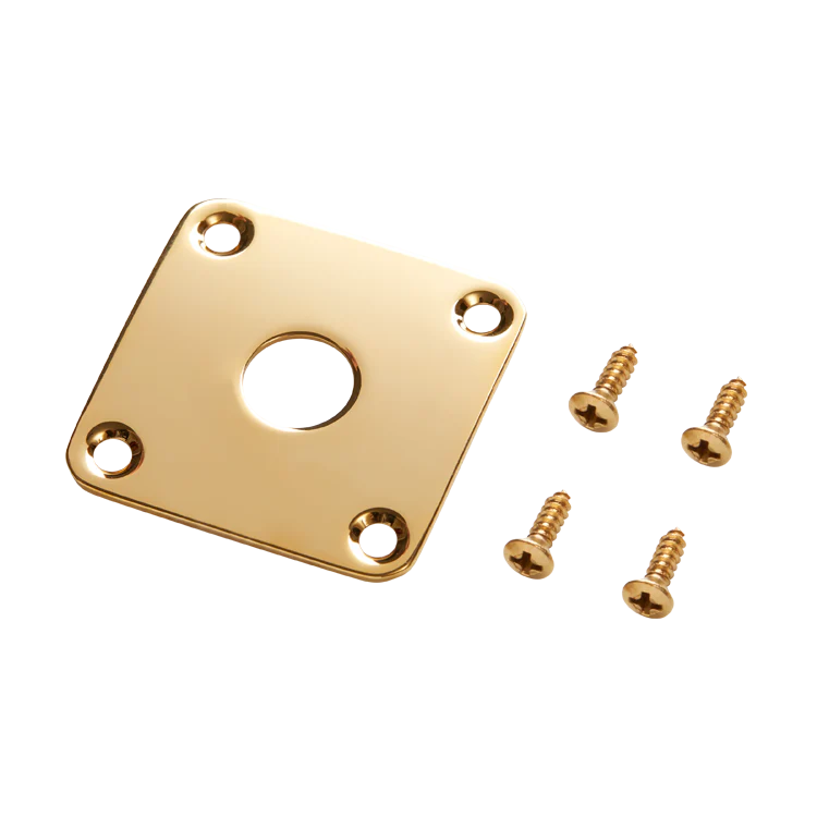 Gibson Metal Jack Plate, Gold