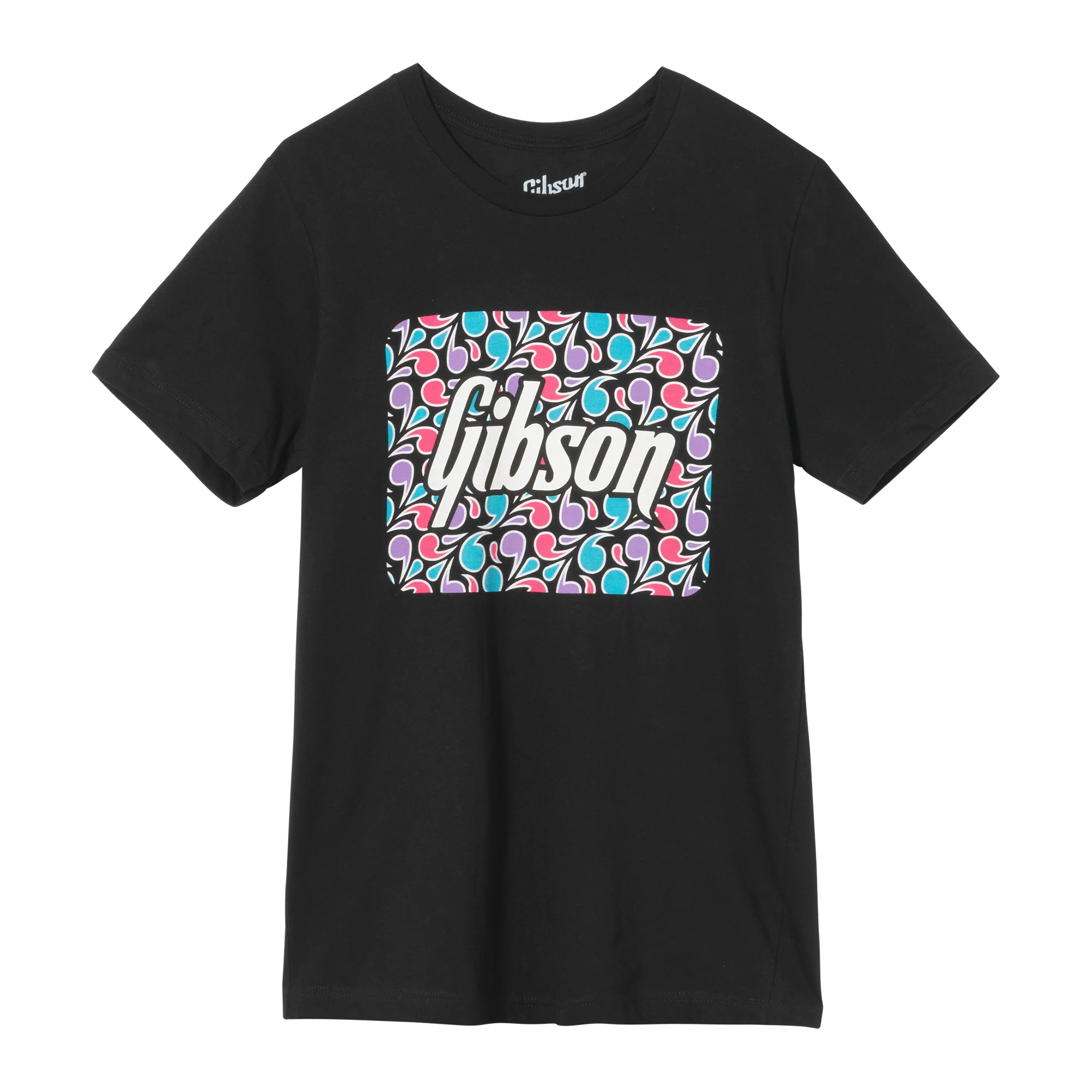 Gibson Floral Block Logo Tee
