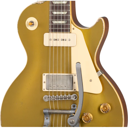 Gibson Custom Sergio Vallin 1955 Les Paul Goldtop, Gold