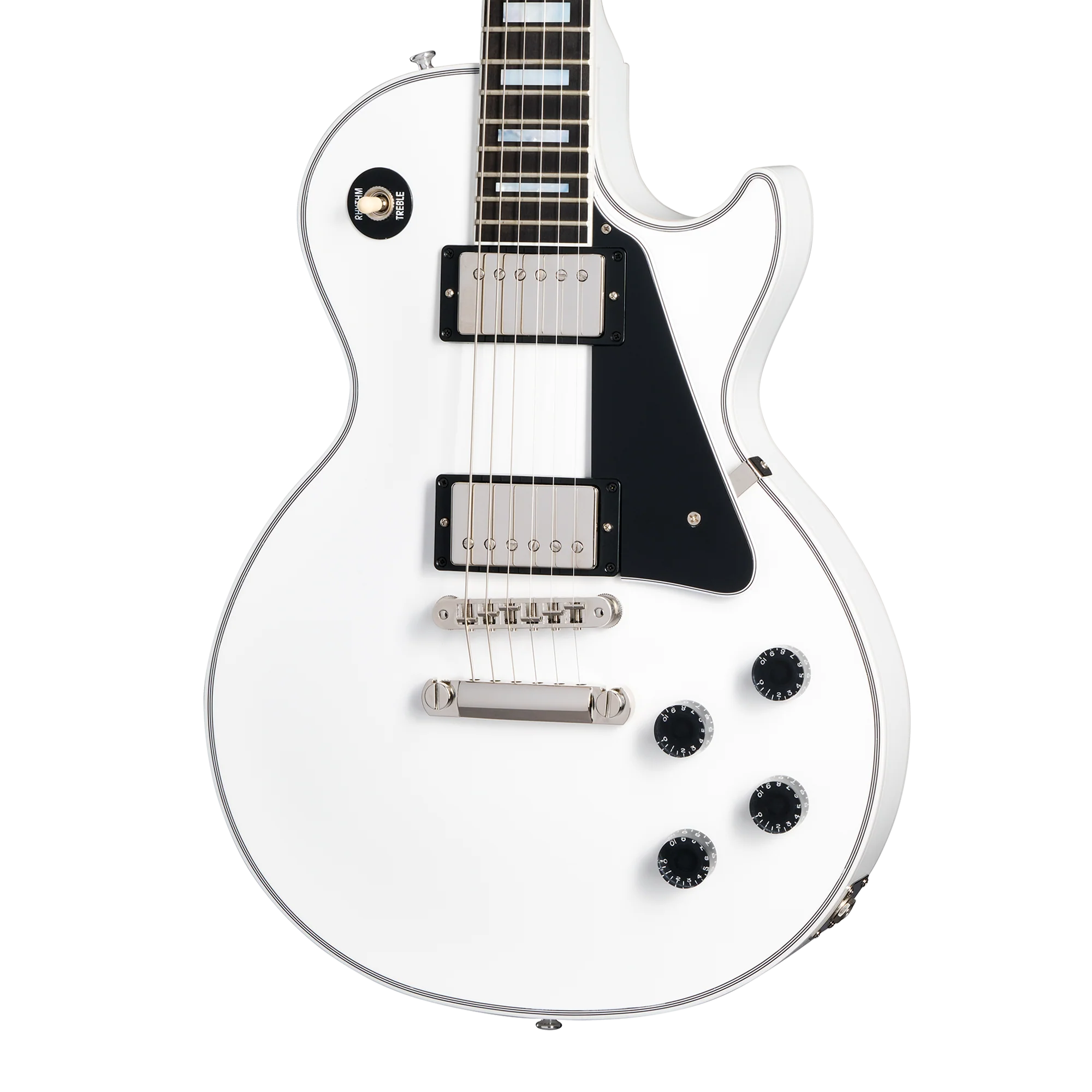 Gibson Custom Les Paul Custom, Nickel Hardware, Alpine White, Exclusive