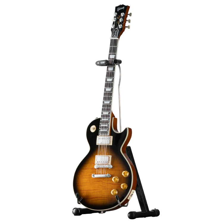 Gibson AXE HEAVEN Les Paul Tobacco Burst 1:4 Scale Mini Guitar Model