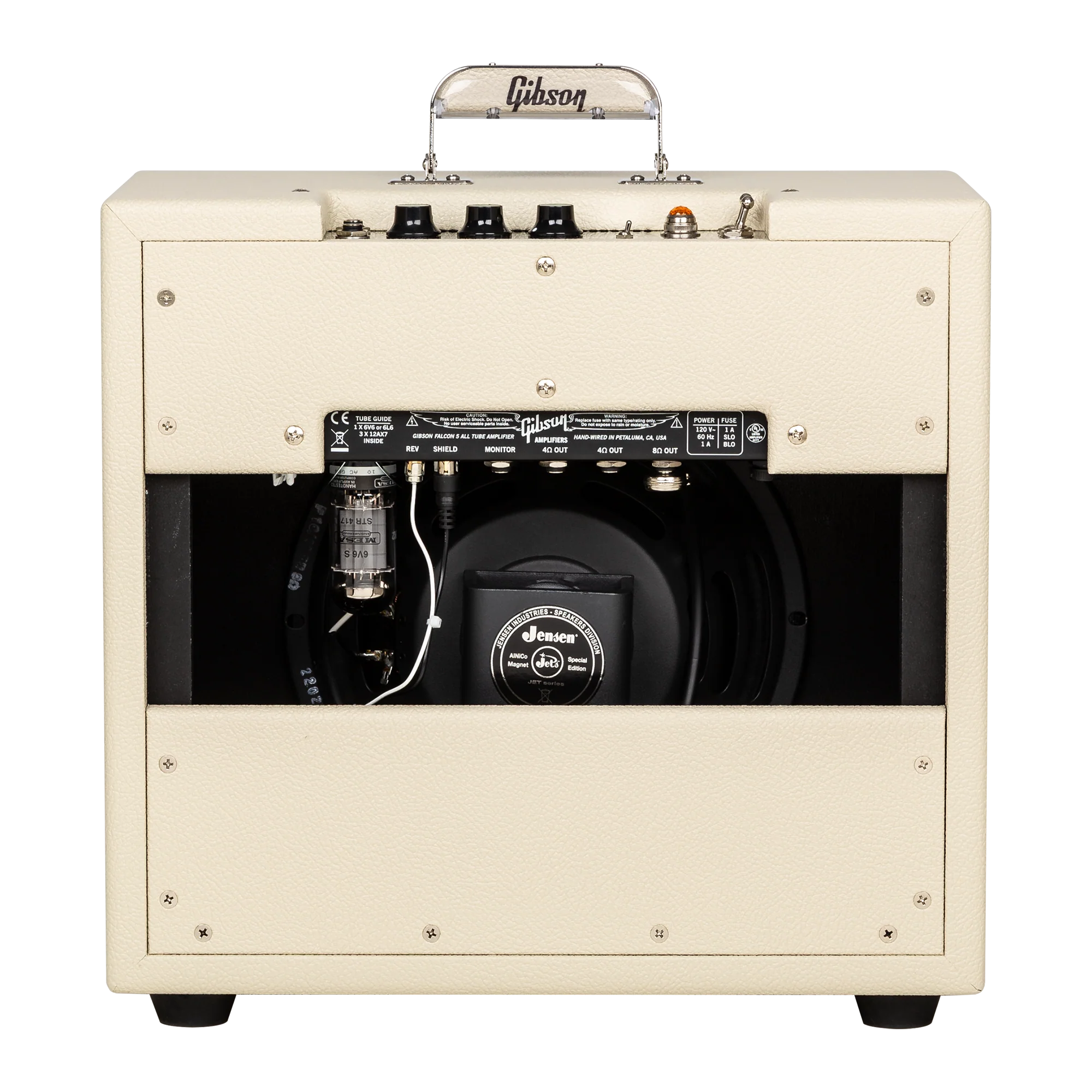 Gibson Falcon 5 1x10 Combo, UK, Cream Bronco Vinyl with Oxblood Grille