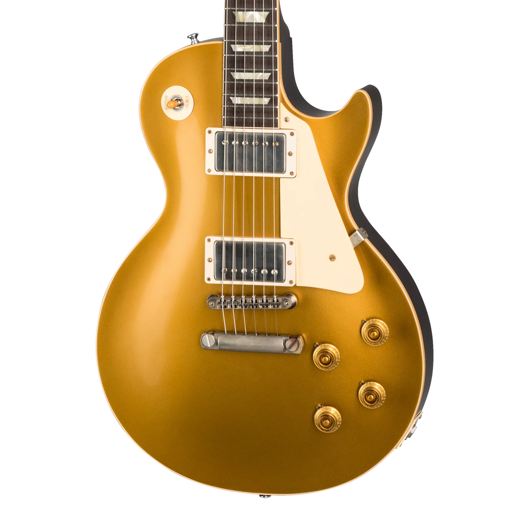 Gibson Custom 1957 Les Paul Standard Reissue, VOS Double Gold with Dark Back