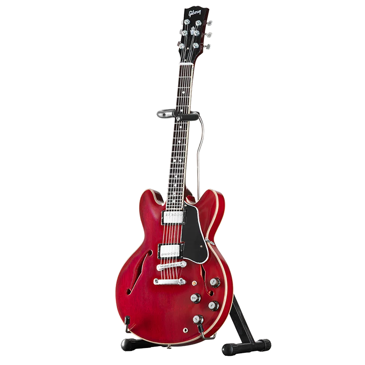 Gibson AXE HEAVEN ES-335 Faded Cherry 1:4 Scale Mini Guitar Model