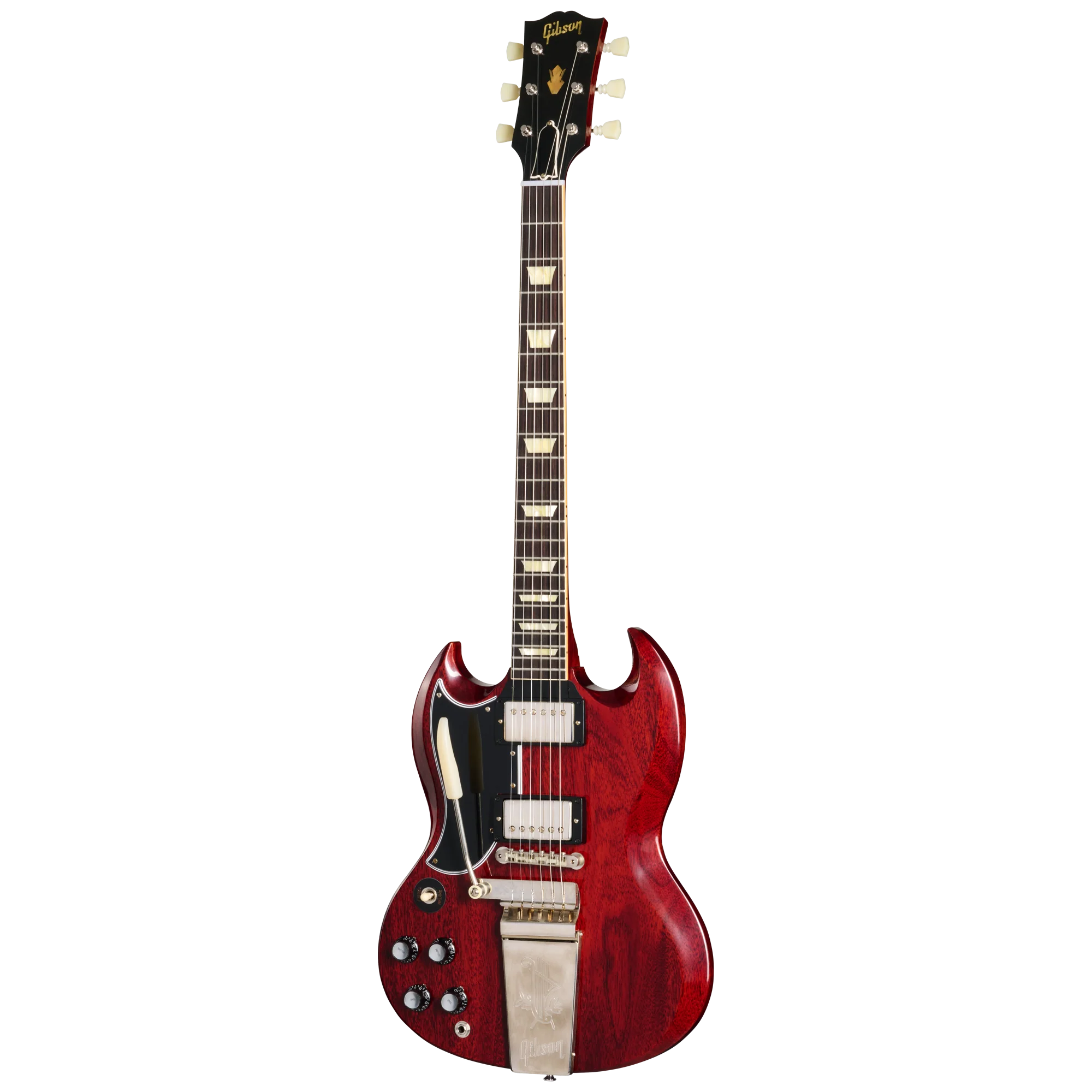 Gibson Custom 1964 SG Standard Reissue with Maestro, Left-Handed, Cherry Red