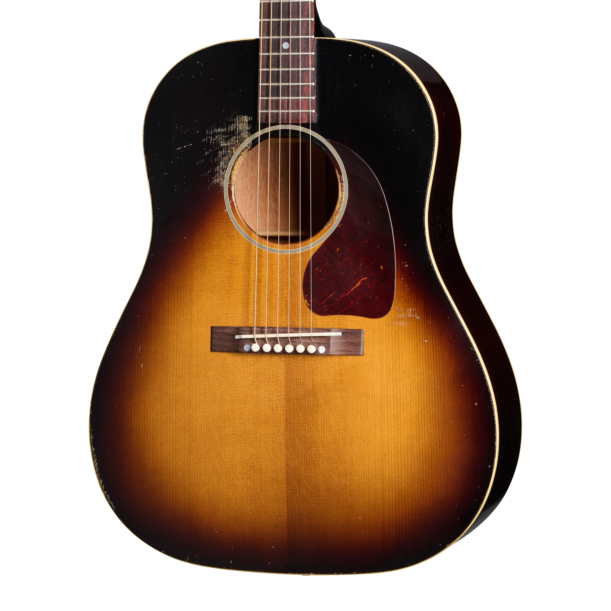 Gibson Custom 1942 Banner J-45 Reissue, Heavy Aged, Vintage Sunburst