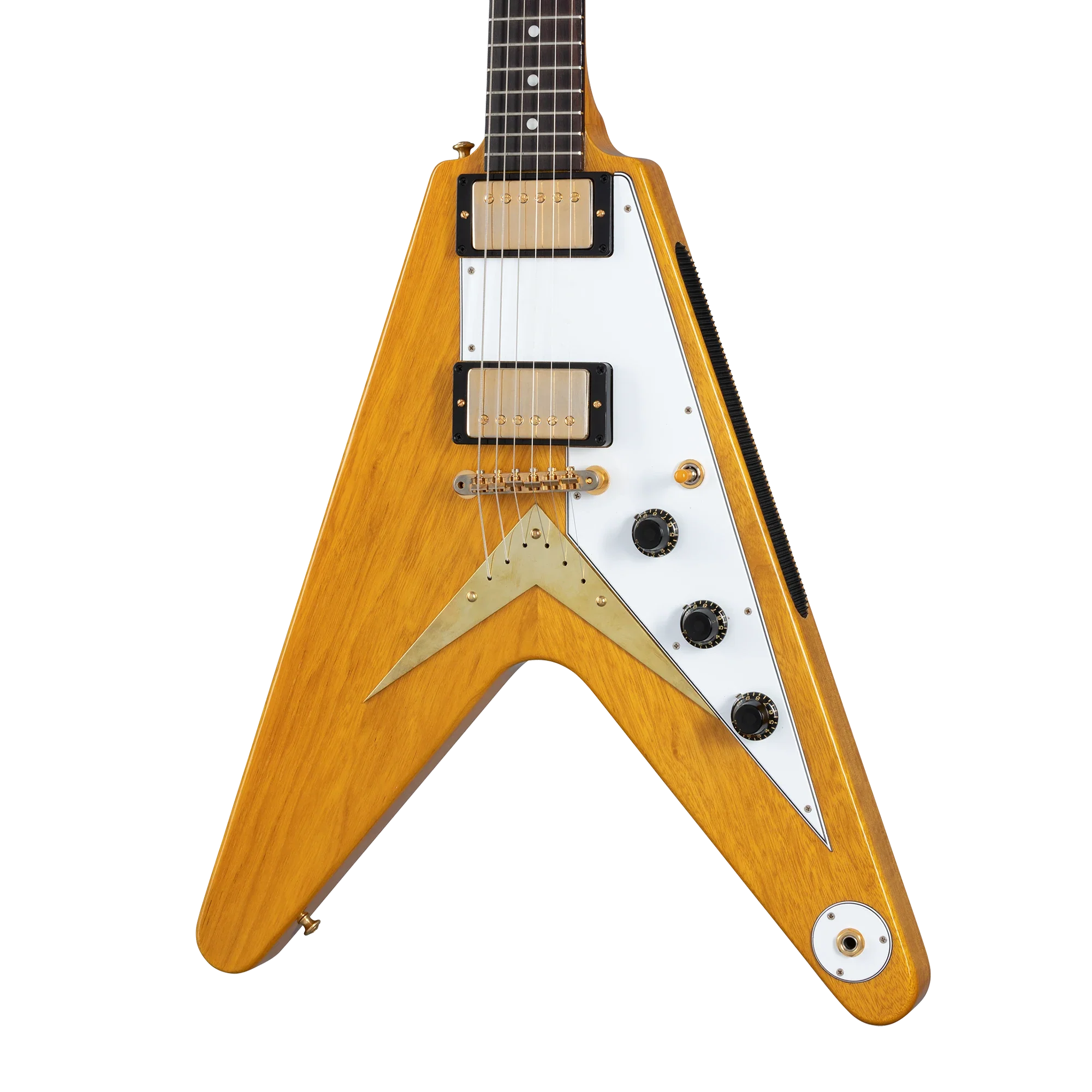 Gibson Custom 1958 Korina Flying V Reissue, Natural