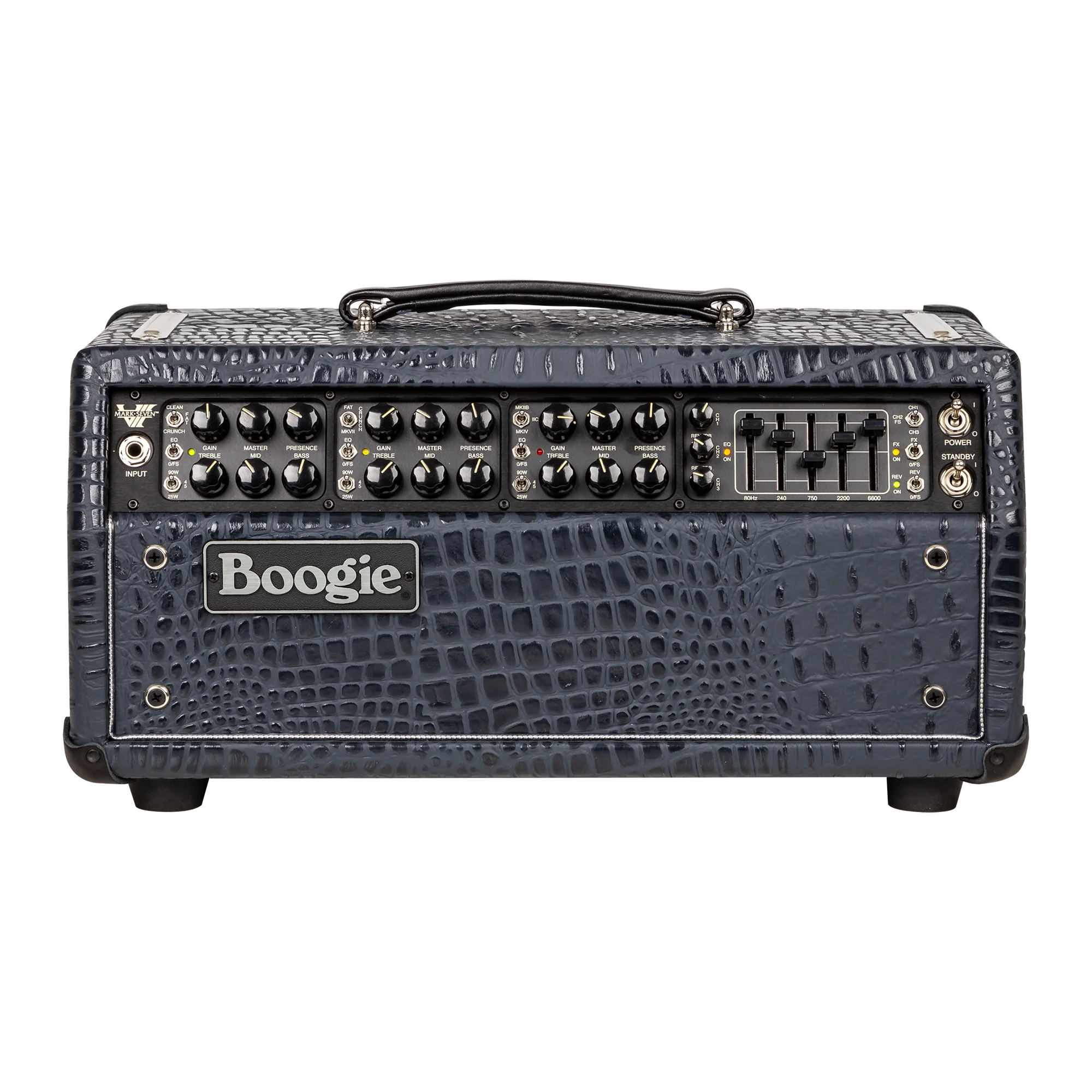 Mesa/Boogie Custom Configured Mark VII Head, Navy Crocodile