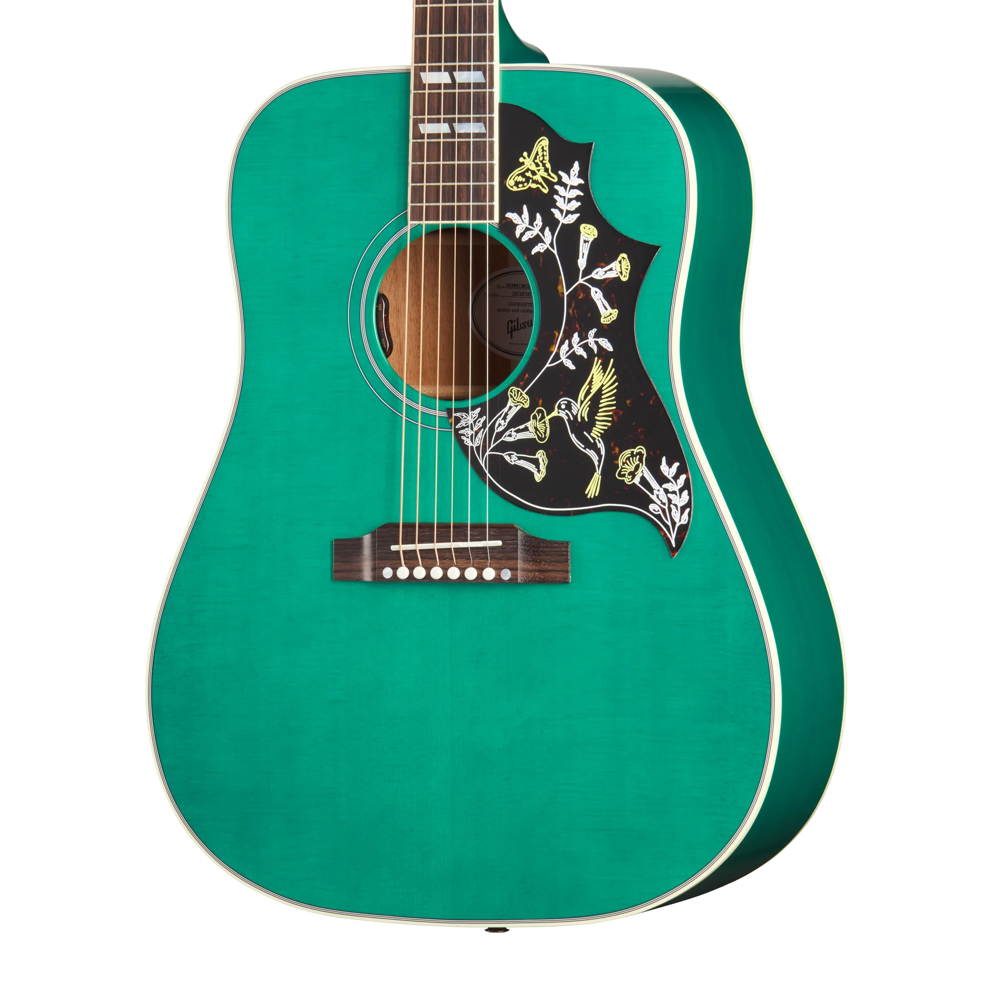 Gibson Hummingbird Standard, Translucent Teal